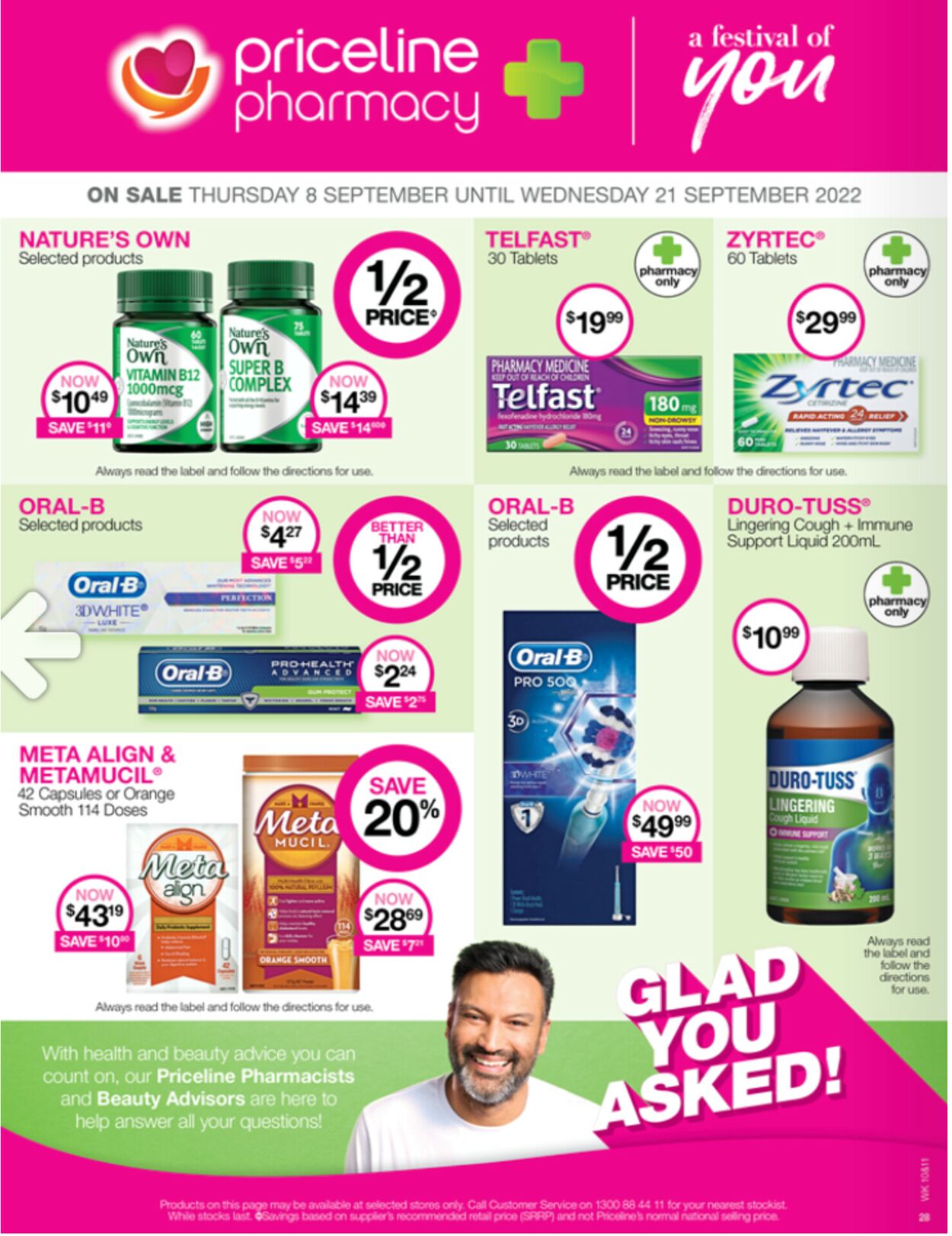 Priceline Pharmacy Catalogue - 08/09-21/09/2022 (Page 28)