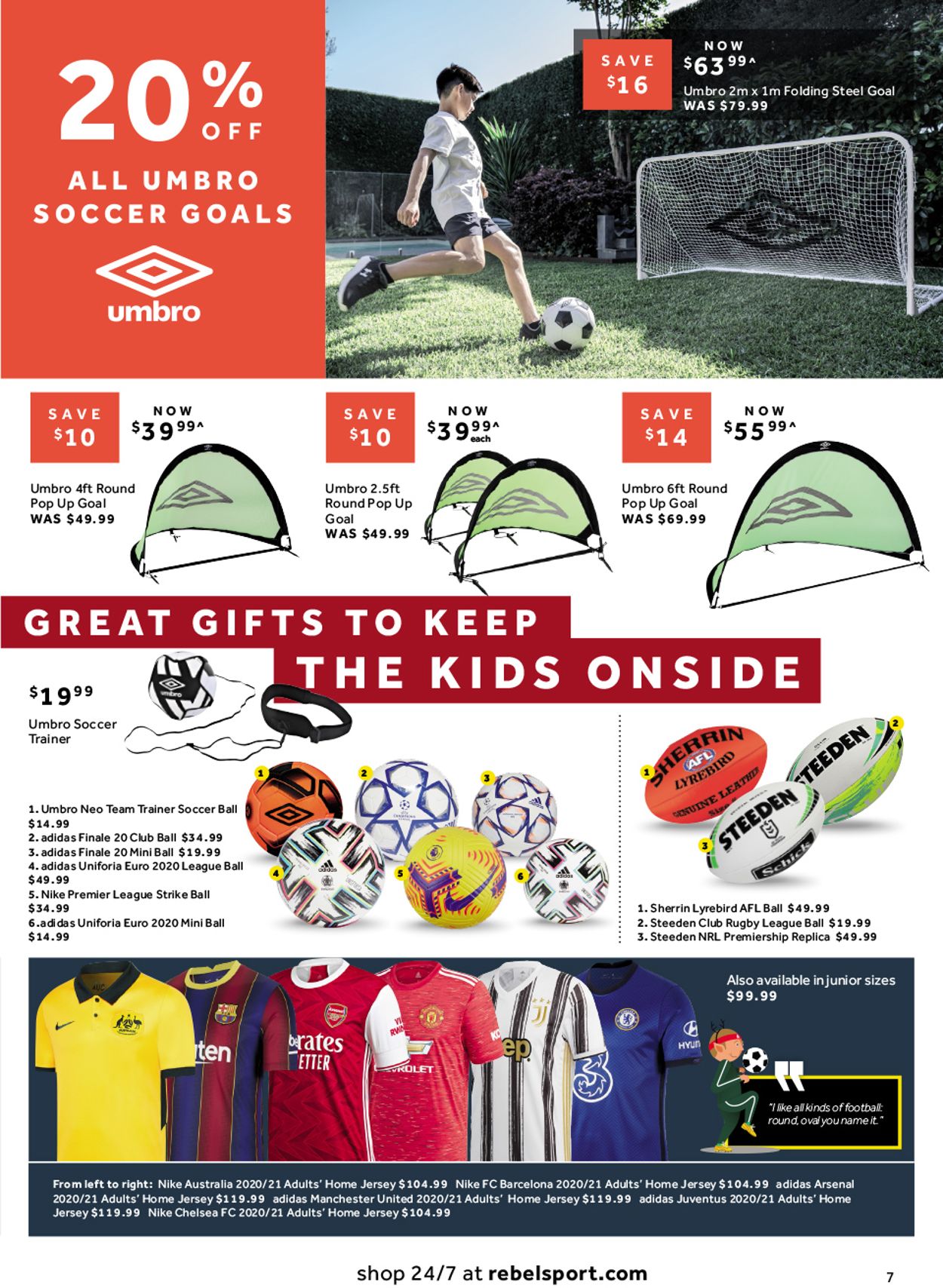 Rebel Sport - Christmas 2020 Catalogue - 08/12-24/12/2020 (Page 7)