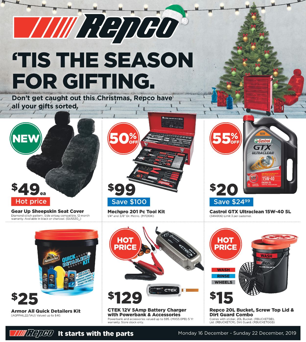 Repco Christmas Catalogue 2019 Catalogue - 16/12-22/12/2019
