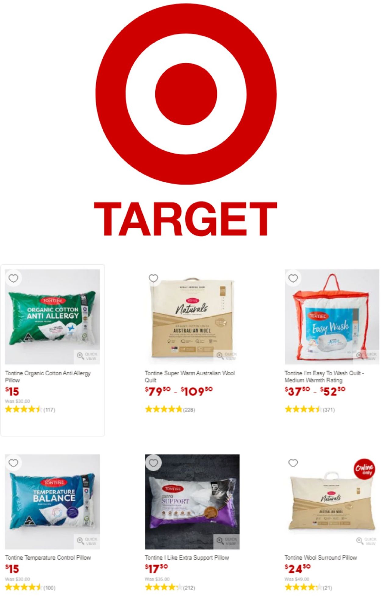 Target Catalogue - 10/06-20/06/2021