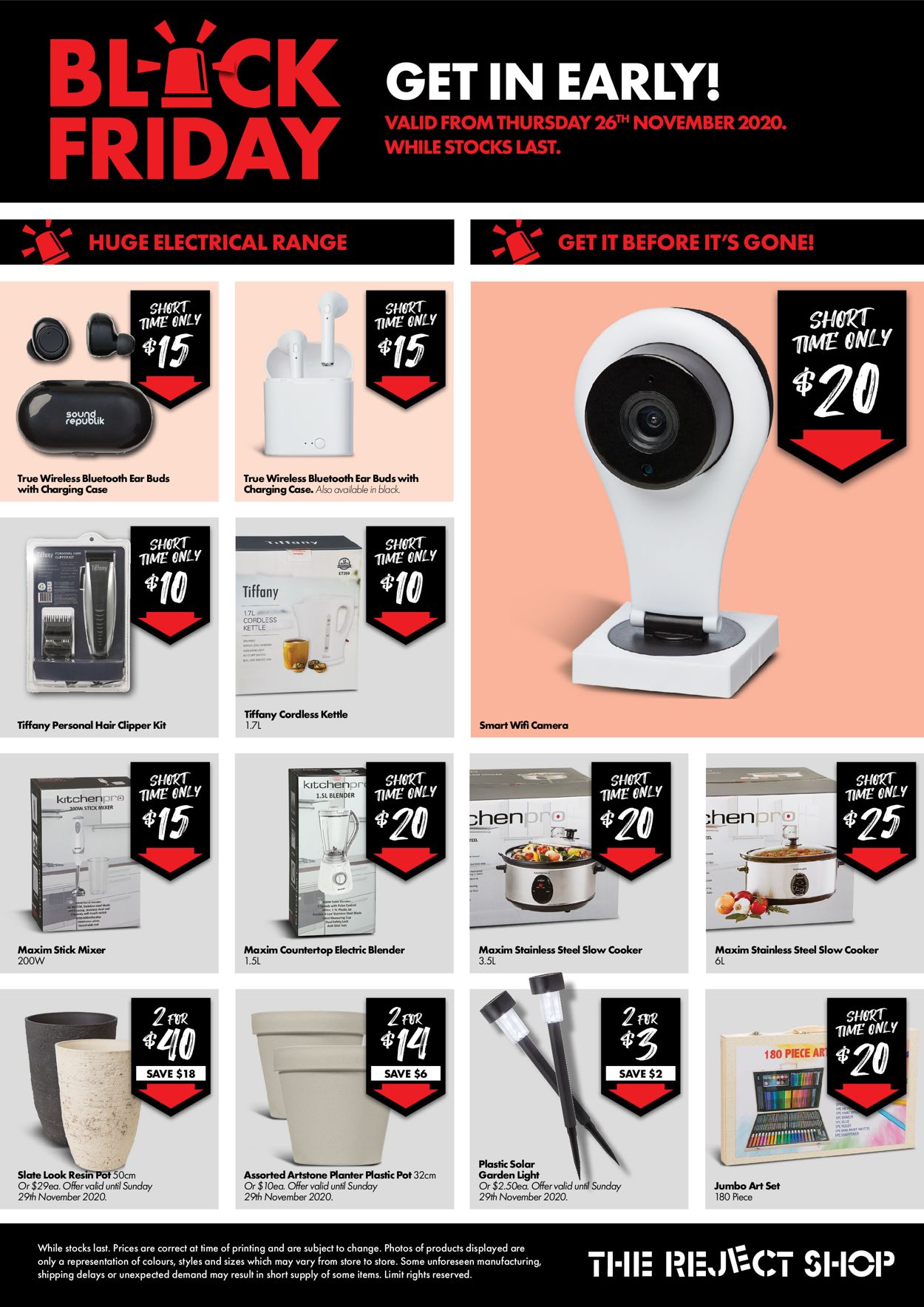 The Reject Shop - Black Friday 2020 Catalogue - 26/11-02/12/2020