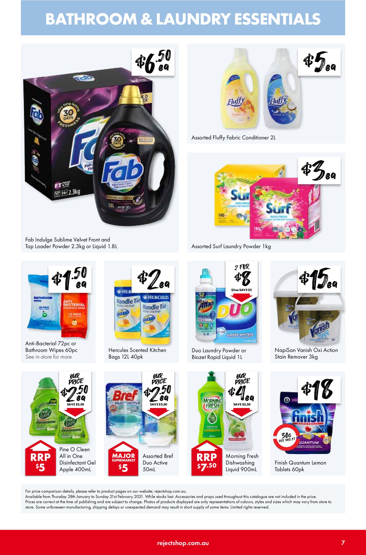 The Reject Shop - Back To Life 2021 Catalogue - 28/01-21/02/2021 (Page 7)