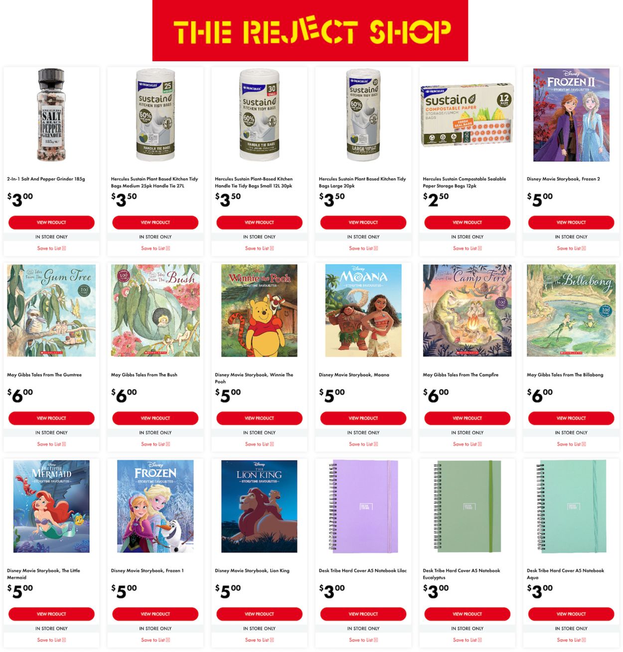 The Reject Shop Catalogue - 17/08-31/08/2022