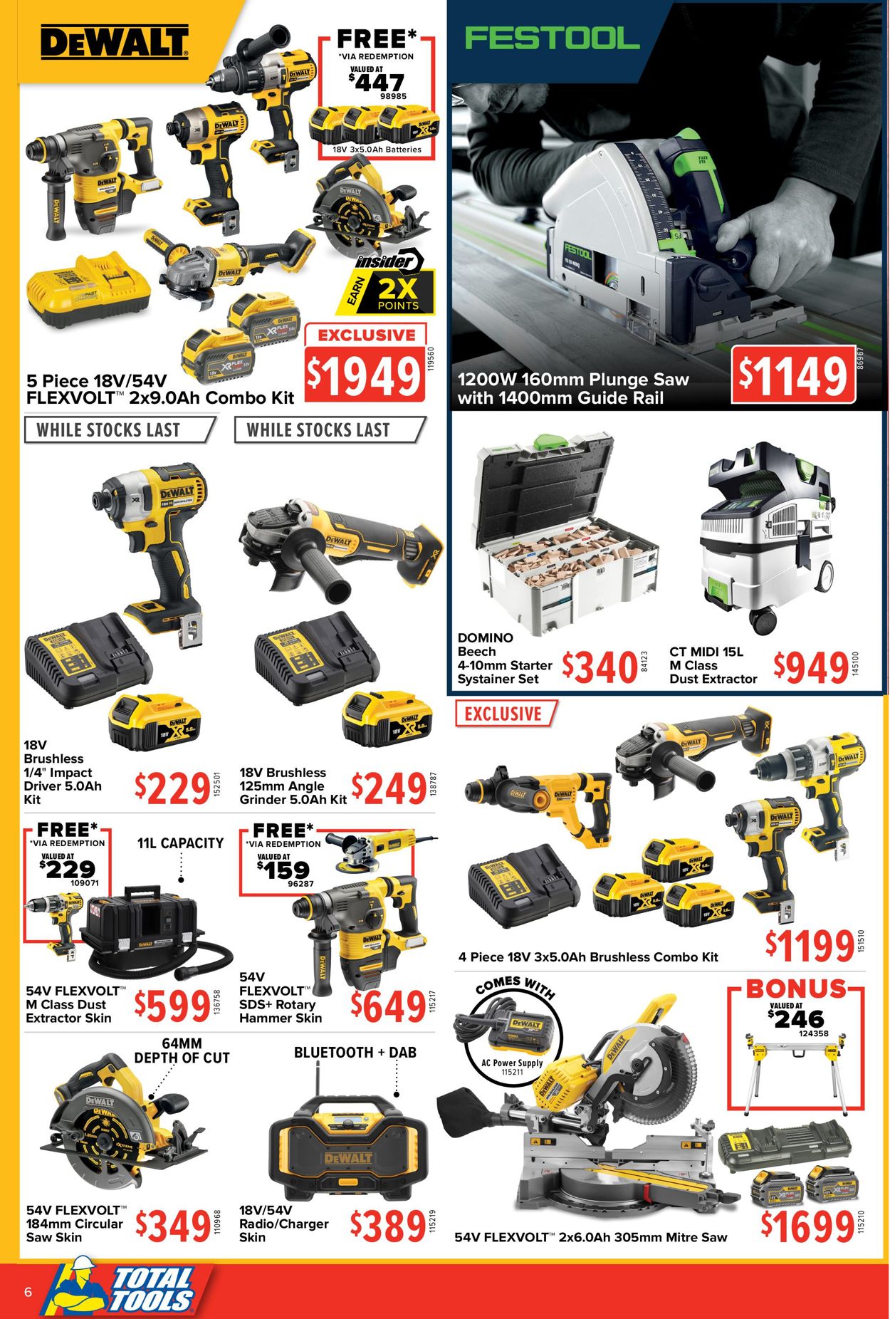 Total Tools - Christmas 2020 Catalogue - 30/11-24/12/2020 (Page 6)