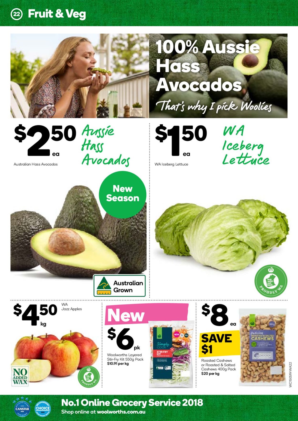 Woolworths Catalogue - 15/05-21/05/2019 (Page 22)