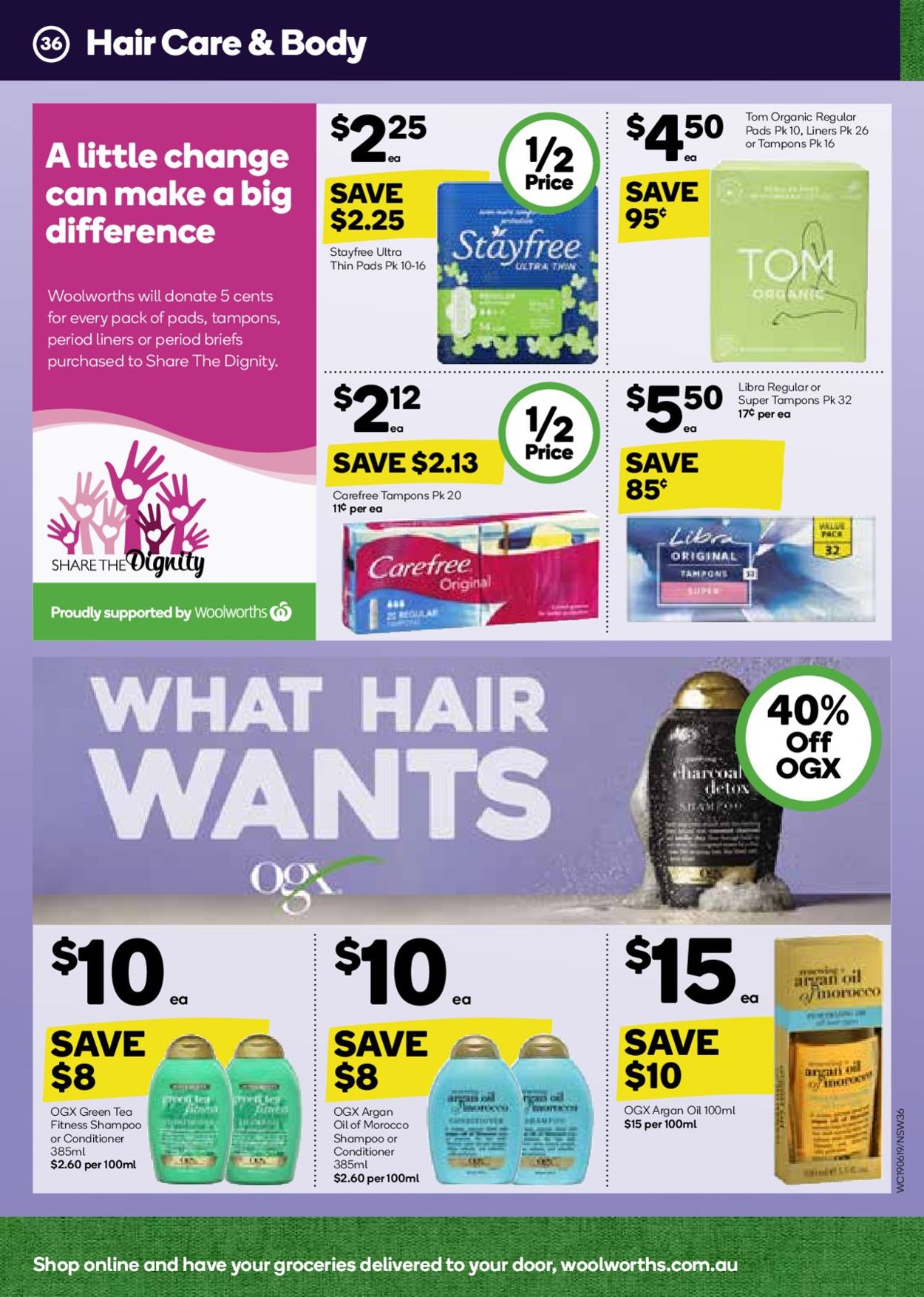 Woolworths Catalogue - 19/06-25/06/2019 (Page 36)