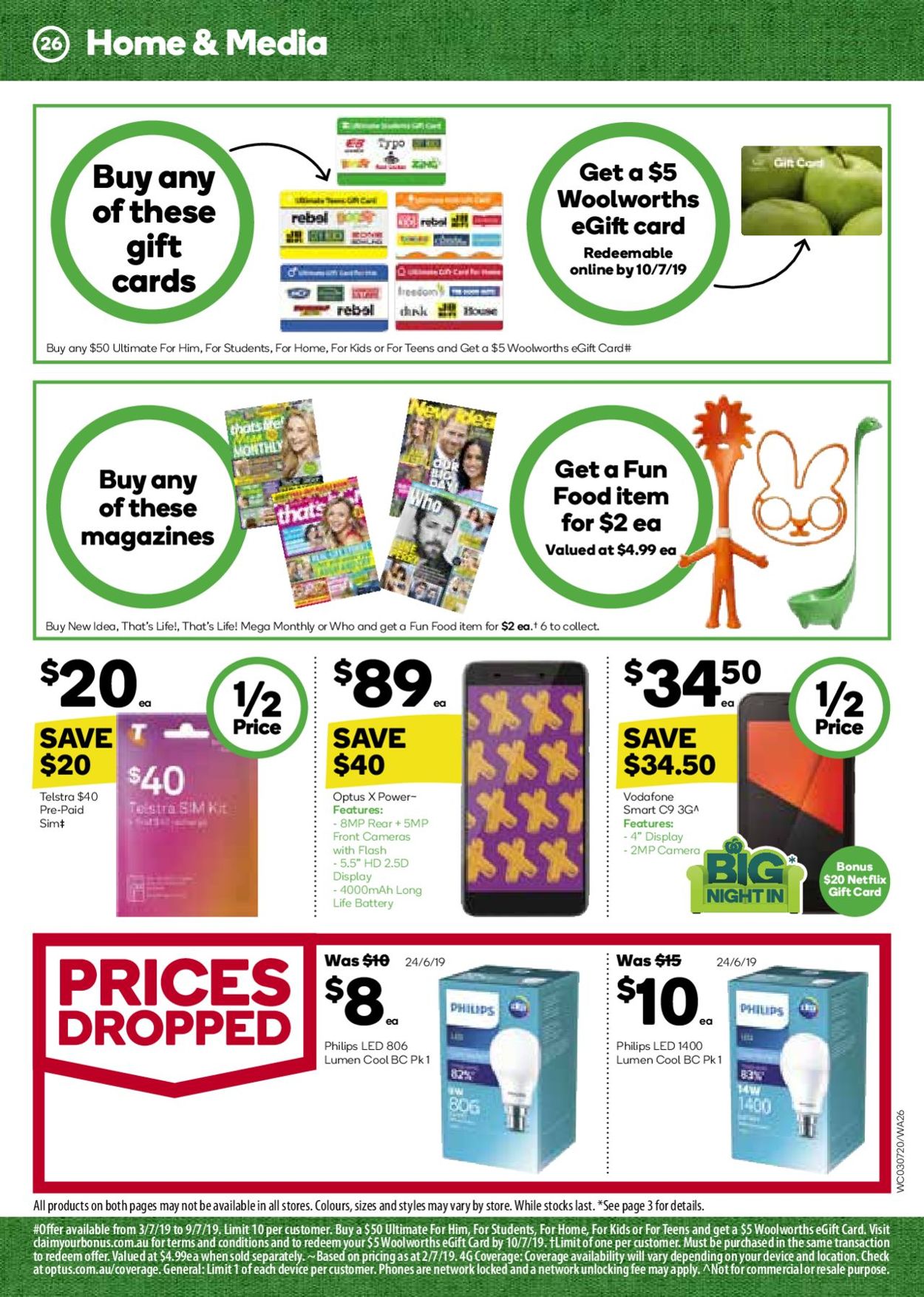 Woolworths Catalogue - 03/07-09/07/2019 (Page 26)