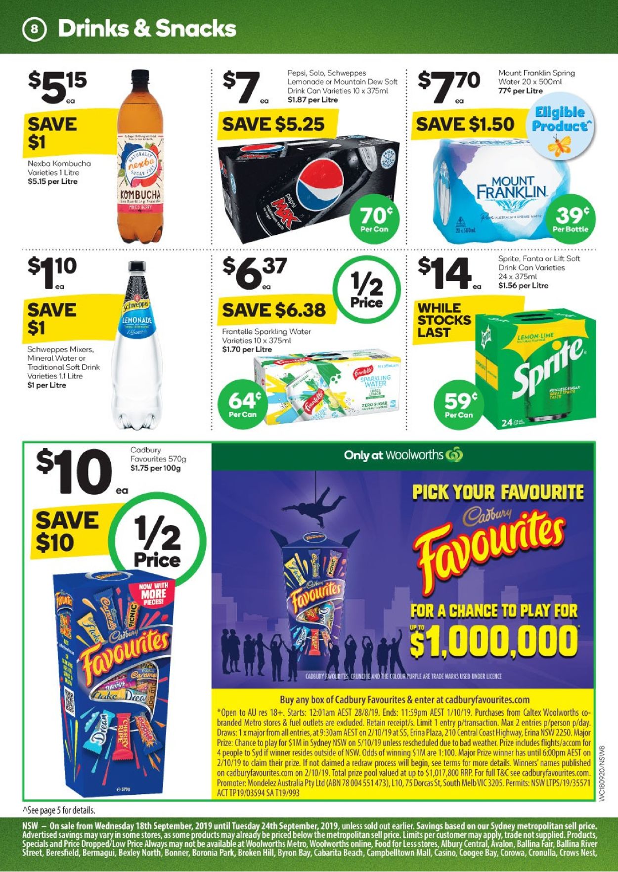 Woolworths Catalogue - 18/09-24/09/2019 (Page 8)