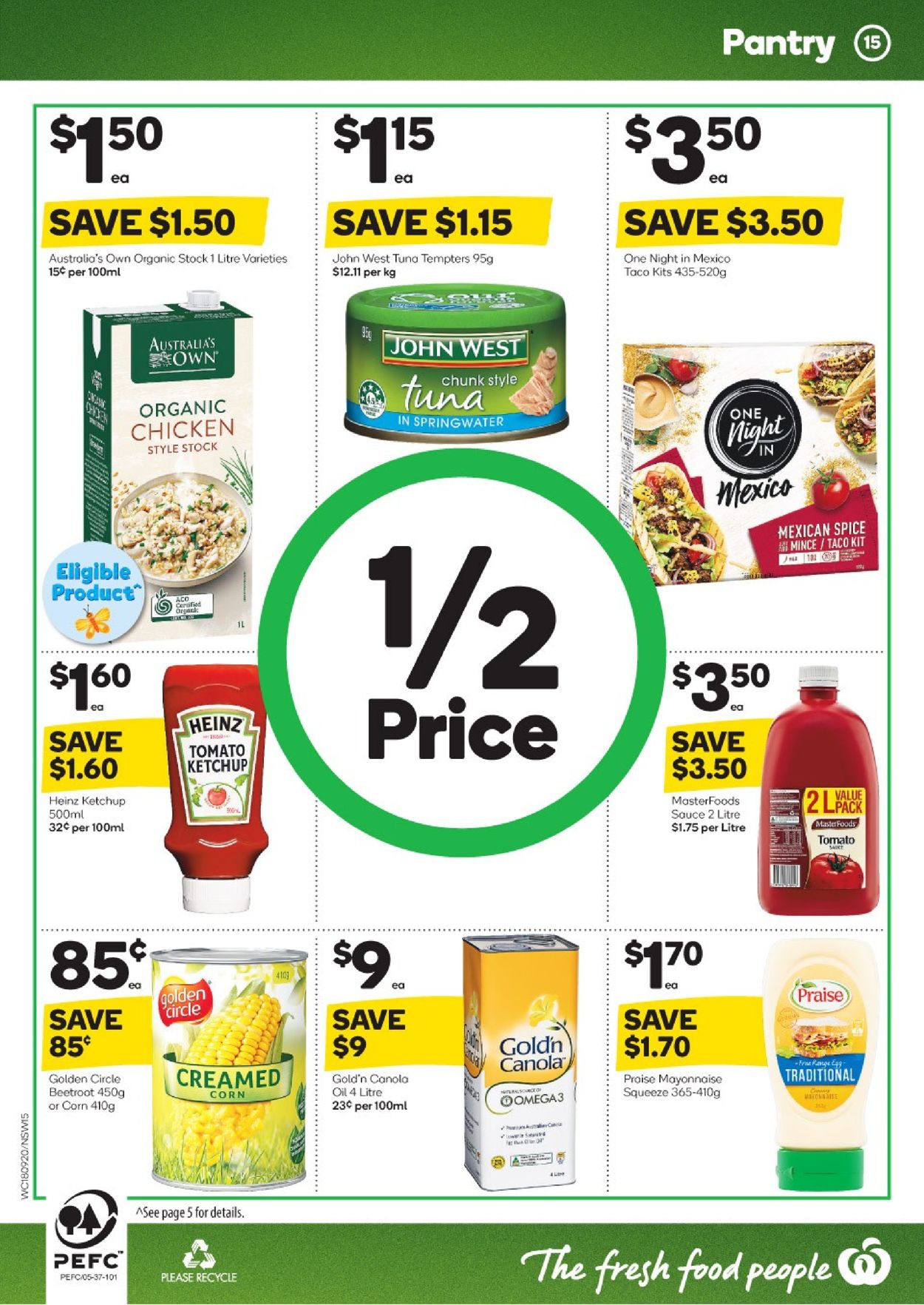 Woolworths Catalogue - 18/09-24/09/2019 (Page 15)