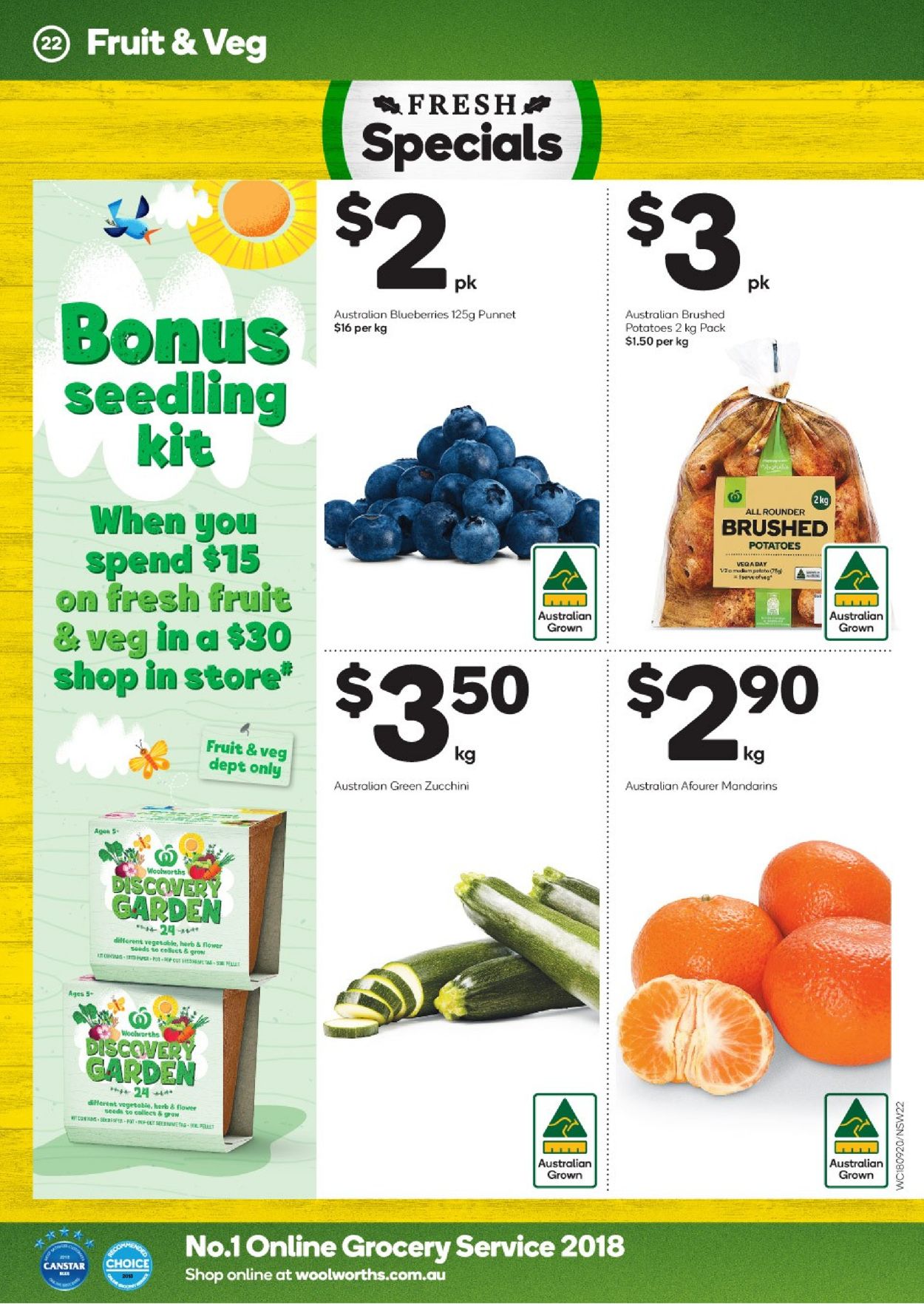 Woolworths Catalogue - 18/09-24/09/2019 (Page 22)