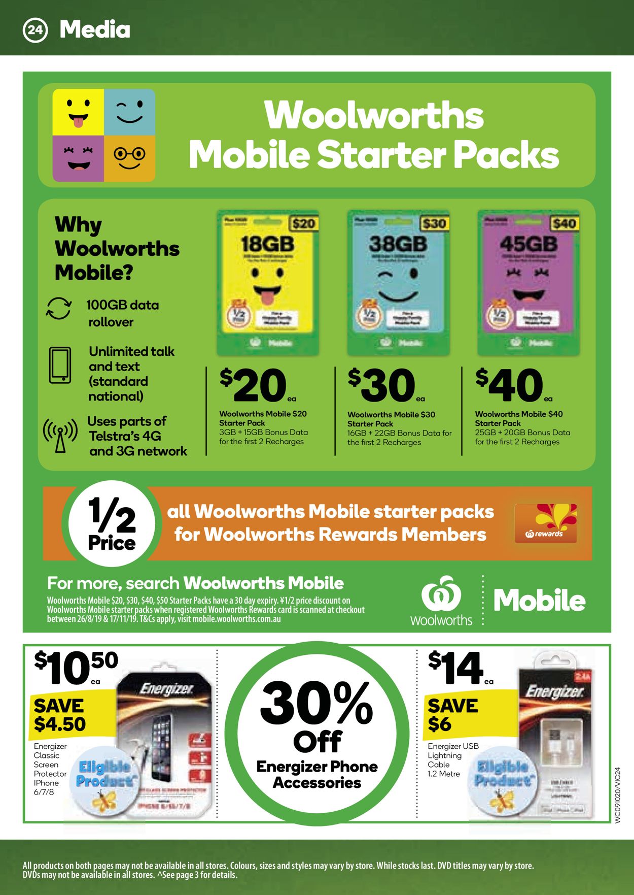 Woolworths Catalogue - 09/10-15/10/2019 (Page 24)