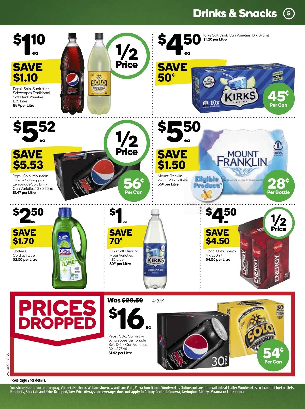 Woolworths Catalogue - 16/10-22/10/2019 (Page 5)