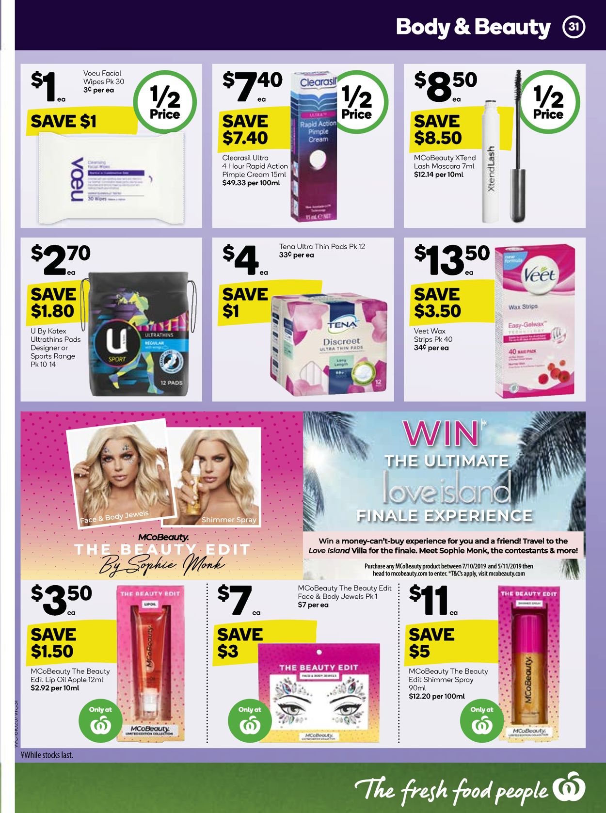 Woolworths Catalogue - 16/10-22/10/2019 (Page 31)
