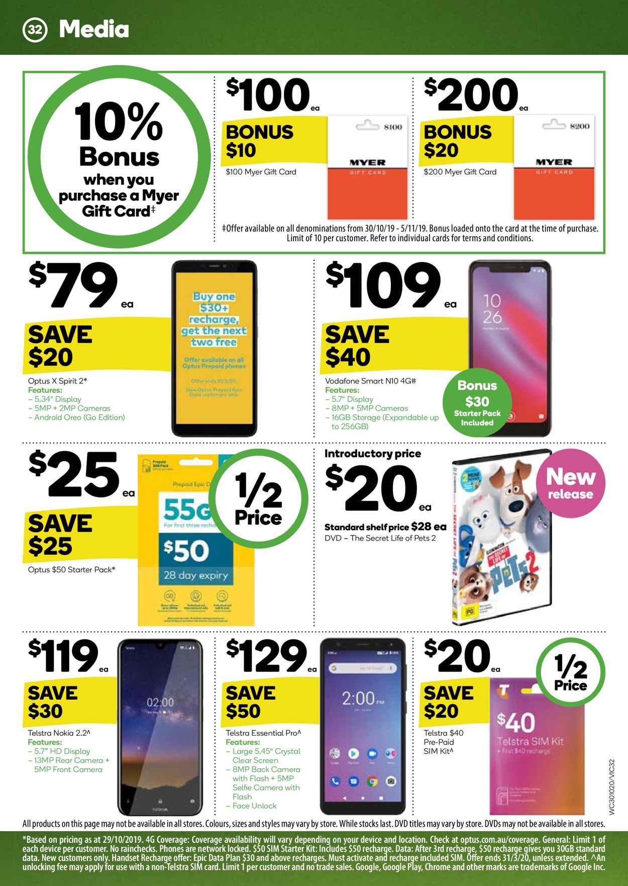 Woolworths Catalogue - 30/10-05/11/2019 (Page 32)