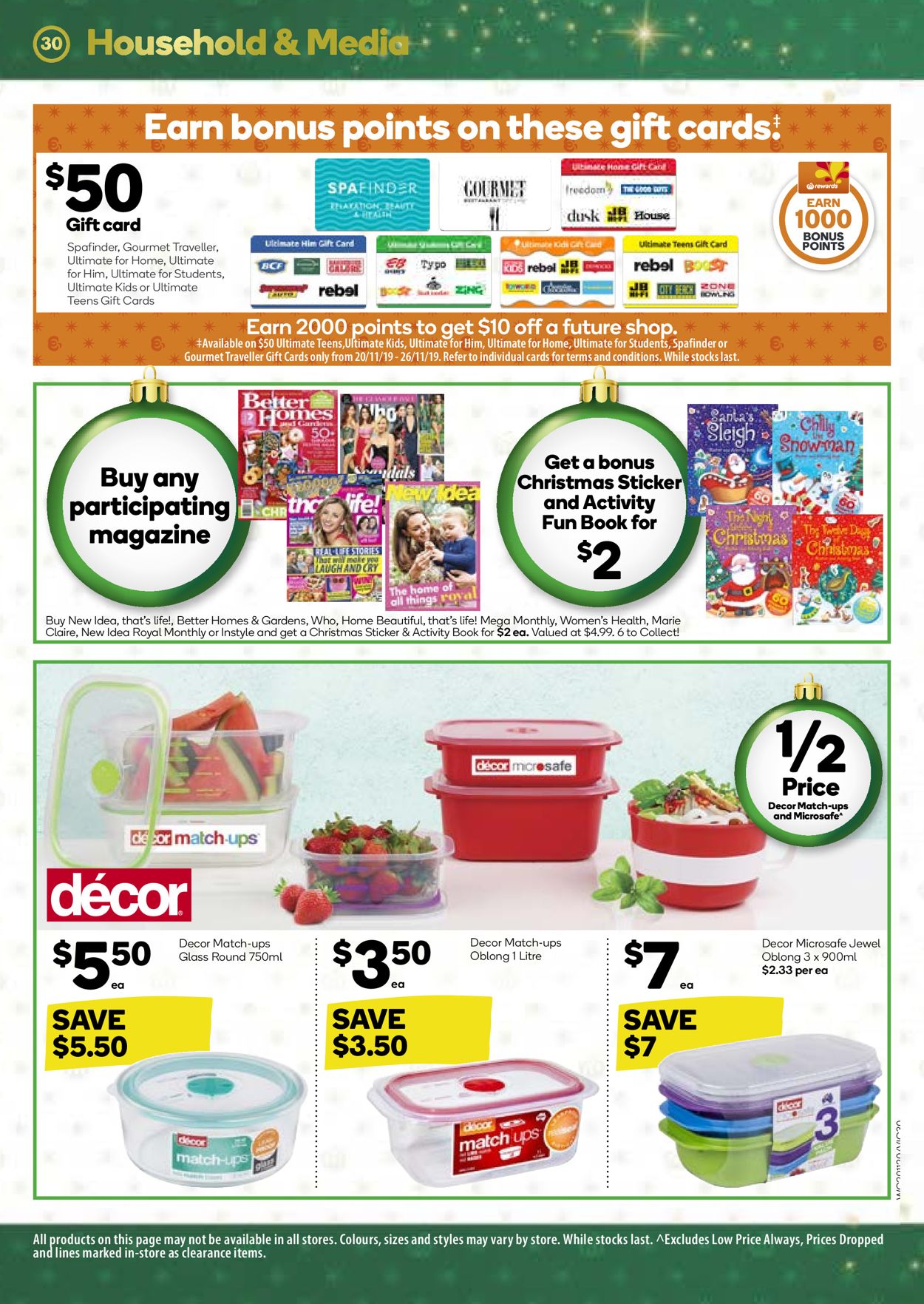 Woolworths Christmas Catalogue 2019 Catalogue - 20/11-26/11/2019 (Page 30)