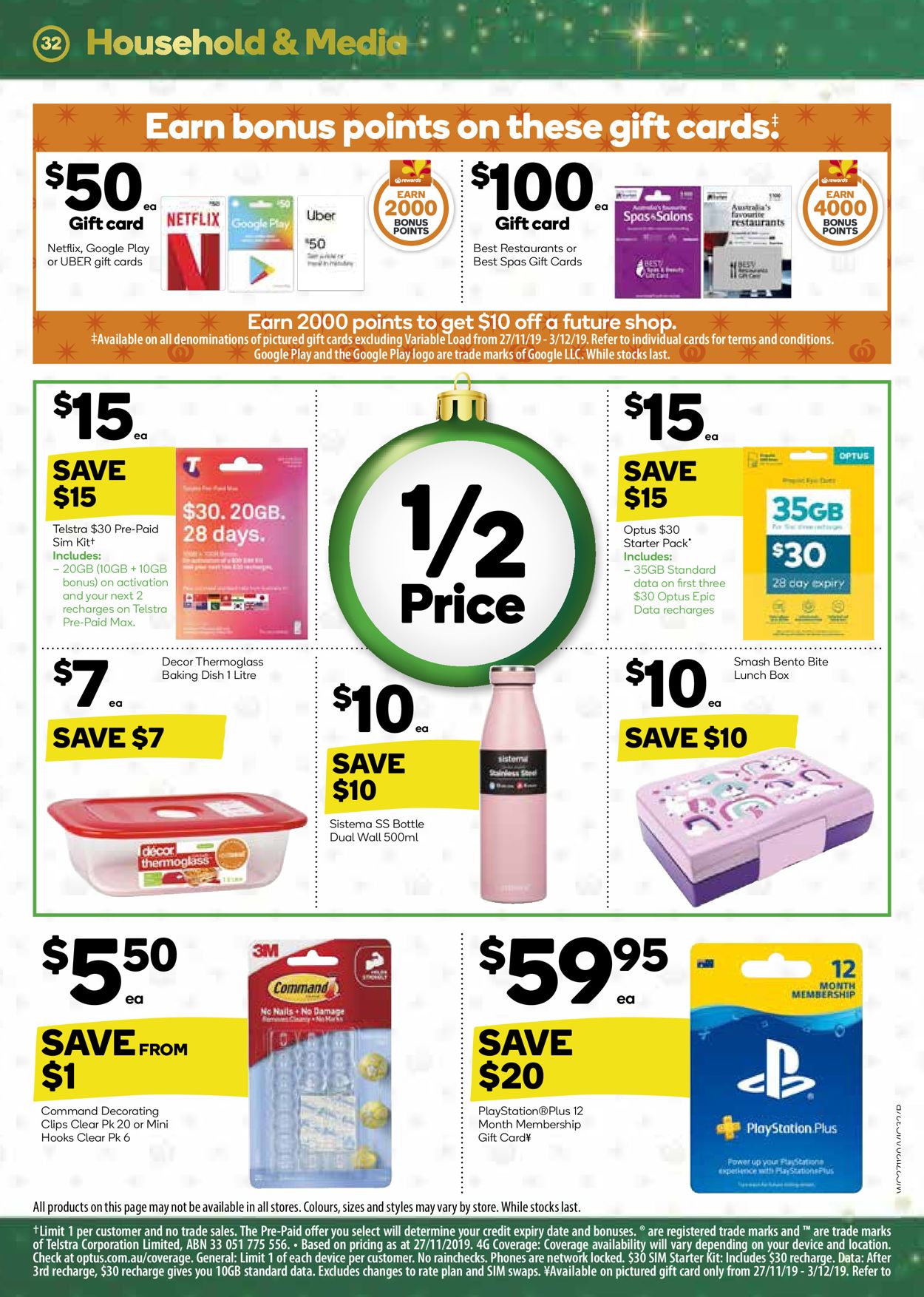 Woolworths Christmas Catalogue 2019 Catalogue - 27/11-03/12/2019 (Page 32)