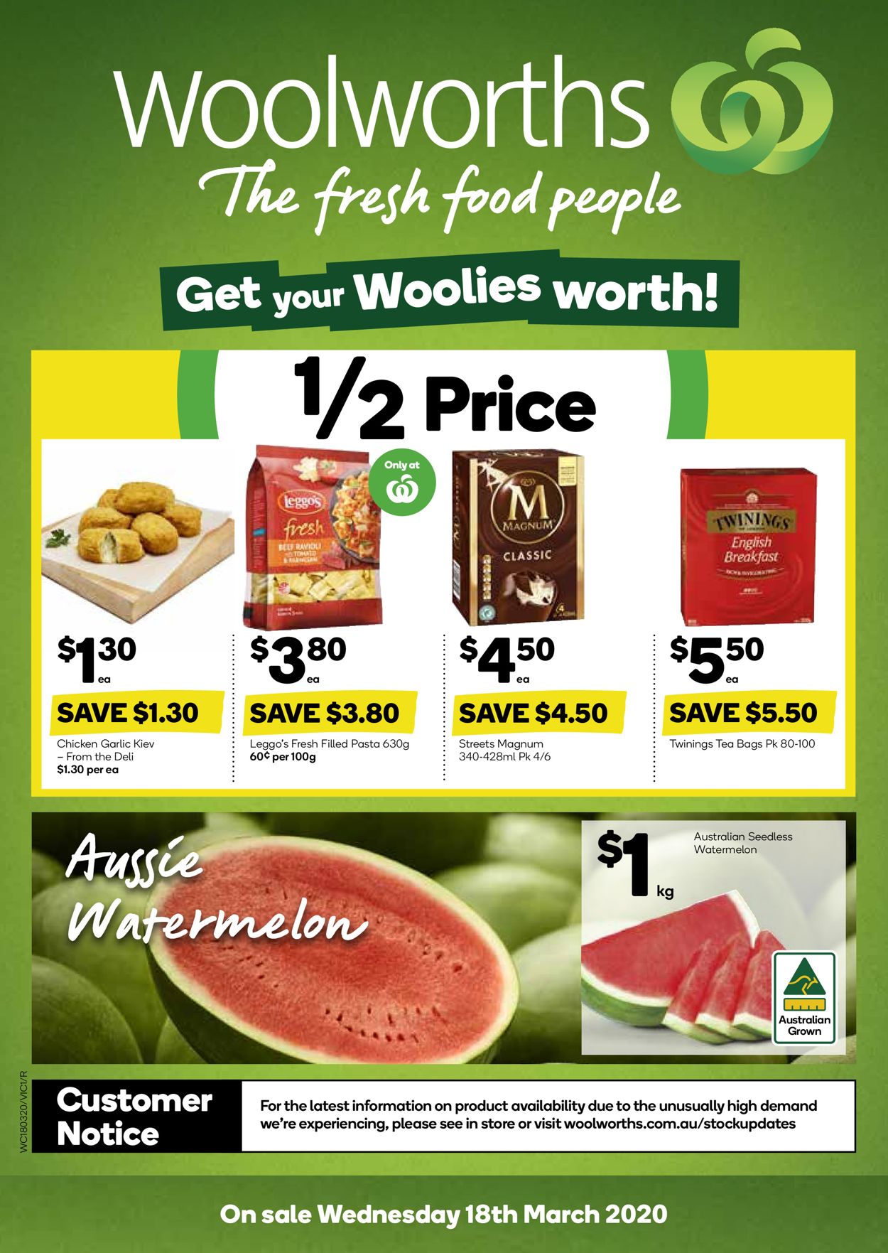 Woolworths Catalogue - 18/03-24/03/2020
