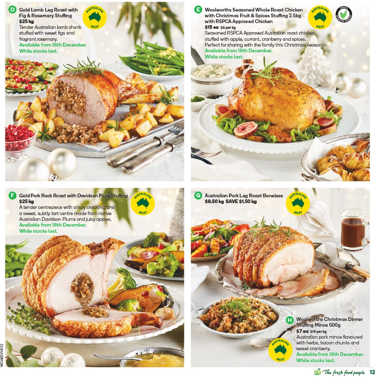 Woolworths - Christmas 2020 Catalogue - 15/12-22/12/2020 (Page 12)