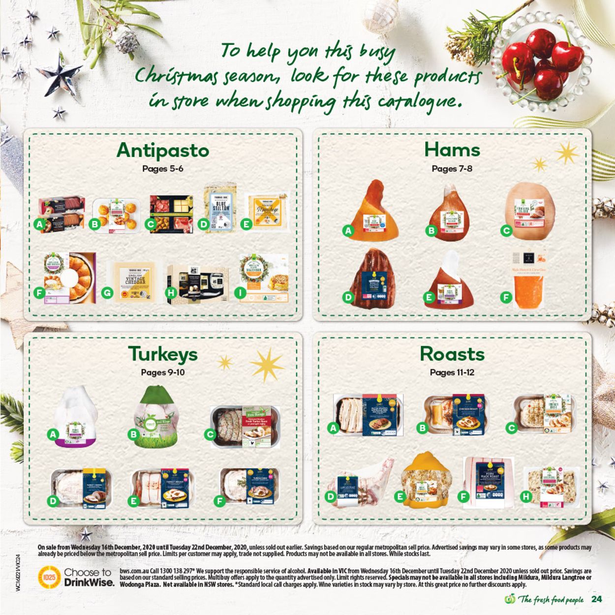 Woolworths - Christmas 2020 Catalogue - 15/12-22/12/2020 (Page 24)