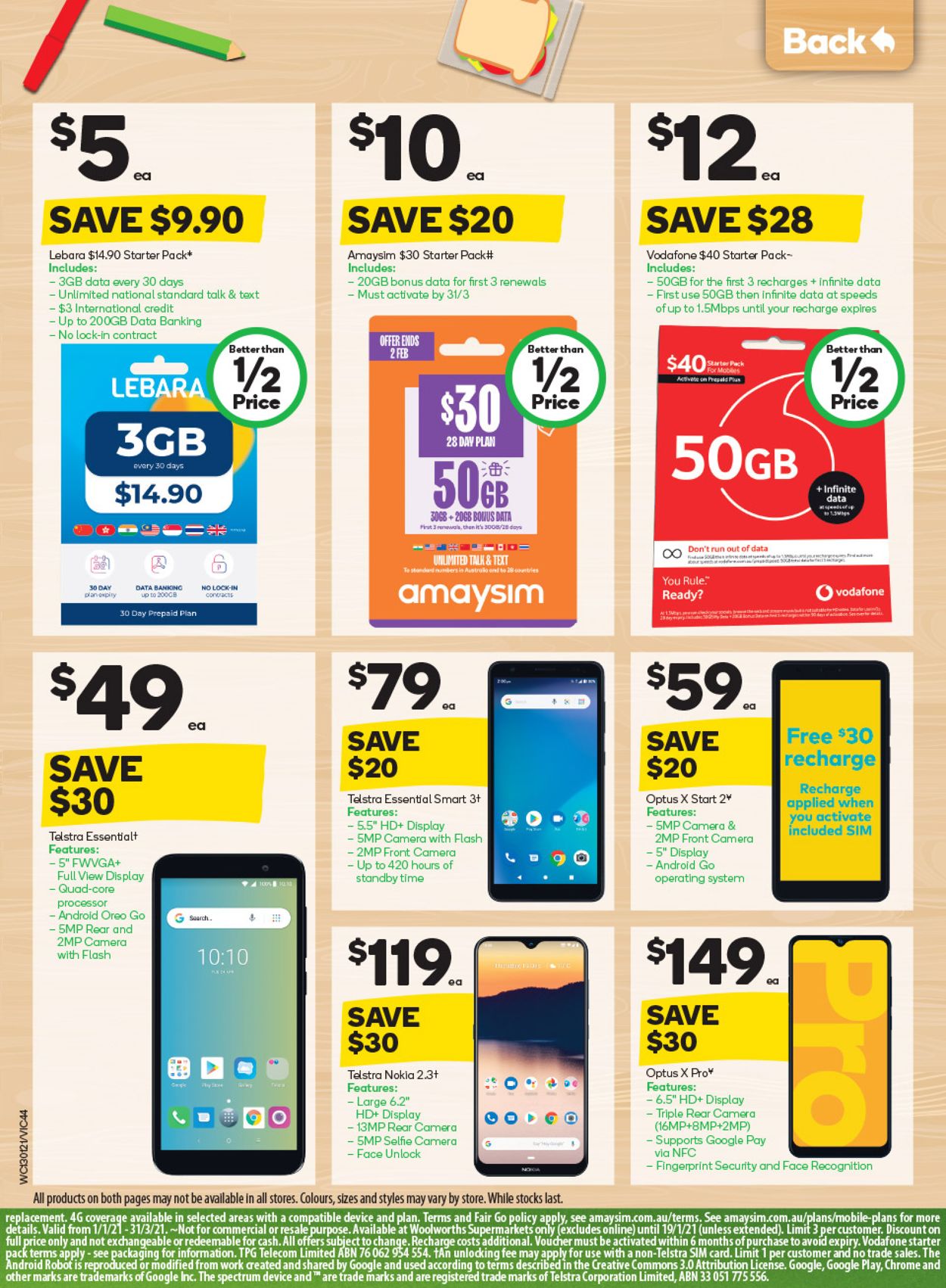 Woolworths Catalogue - 13/01-19/01/2021 (Page 44)