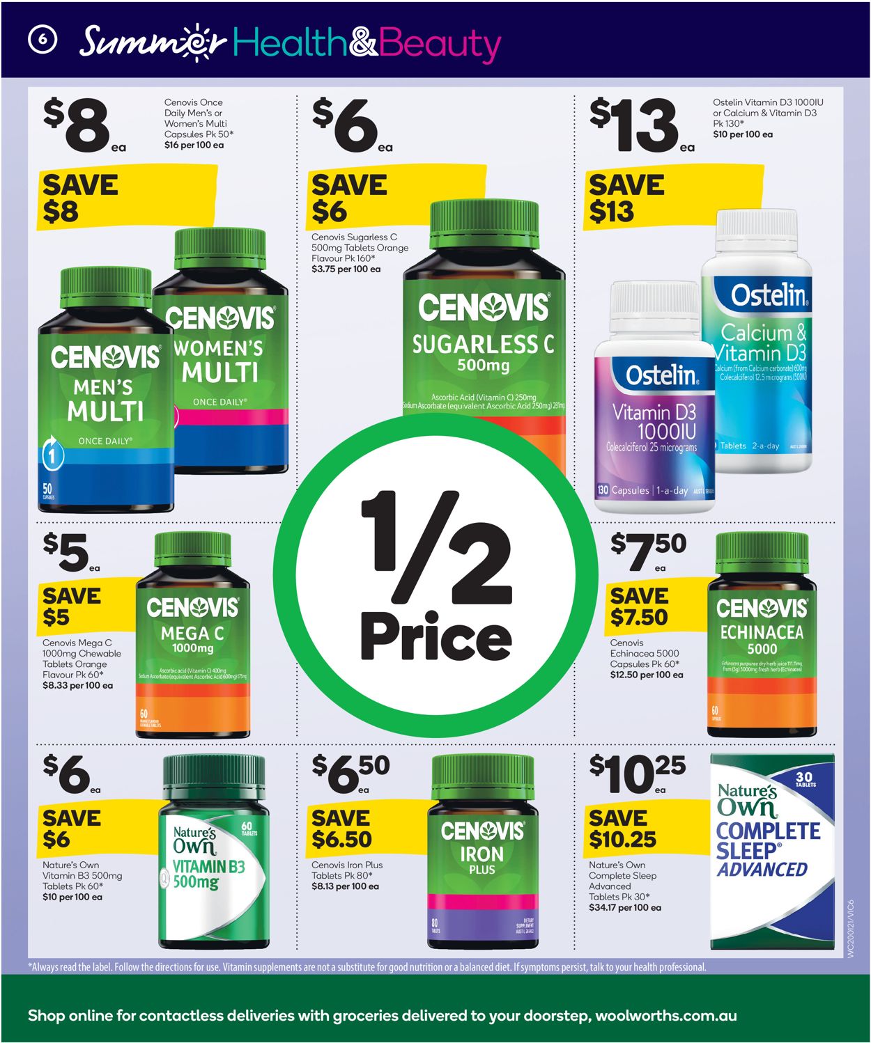 Woolworths - Health & Beauty Catalogue - 20/01-26/01/2021 (Page 6)