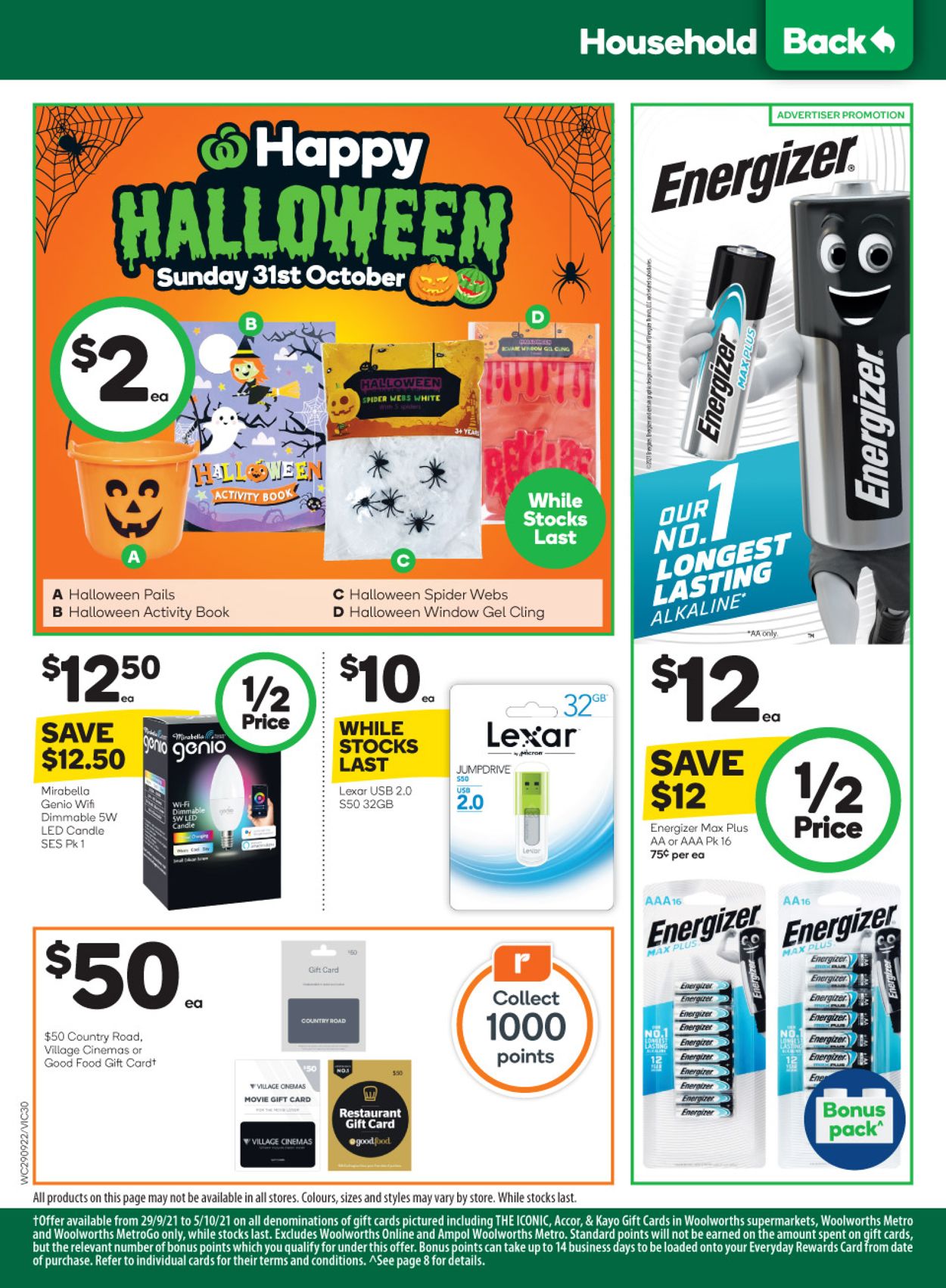 Woolworths Catalogue - 29/09-05/10/2021 (Page 30)