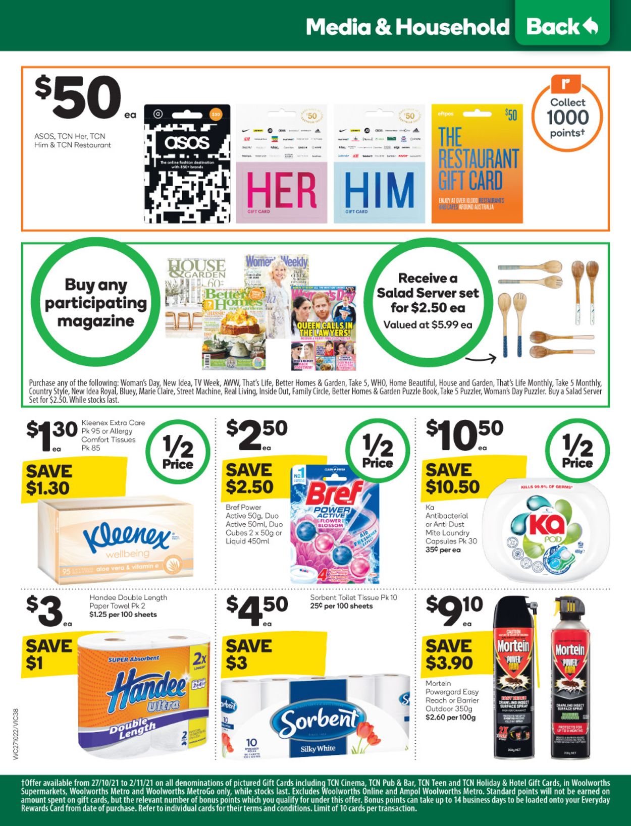 Woolworths HALLOWEEN 2021 Catalogue - 27/10-02/11/2021 (Page 38)