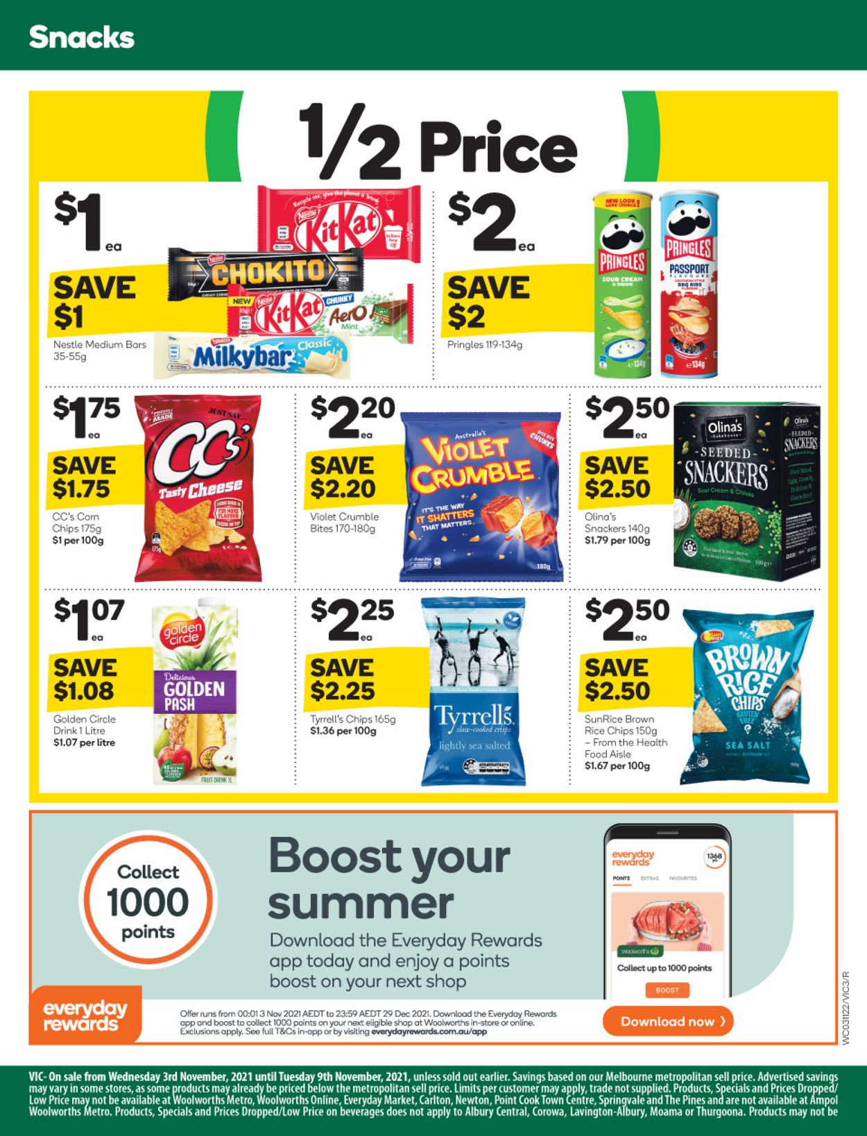 Woolworths HOLIDAYS 2021 Catalogue - 03/11-09/11/2021 (Page 3)