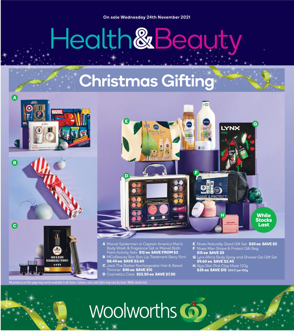Woolworths HOLIDAYS 2021 Catalogue - 24/11-30/11/2021