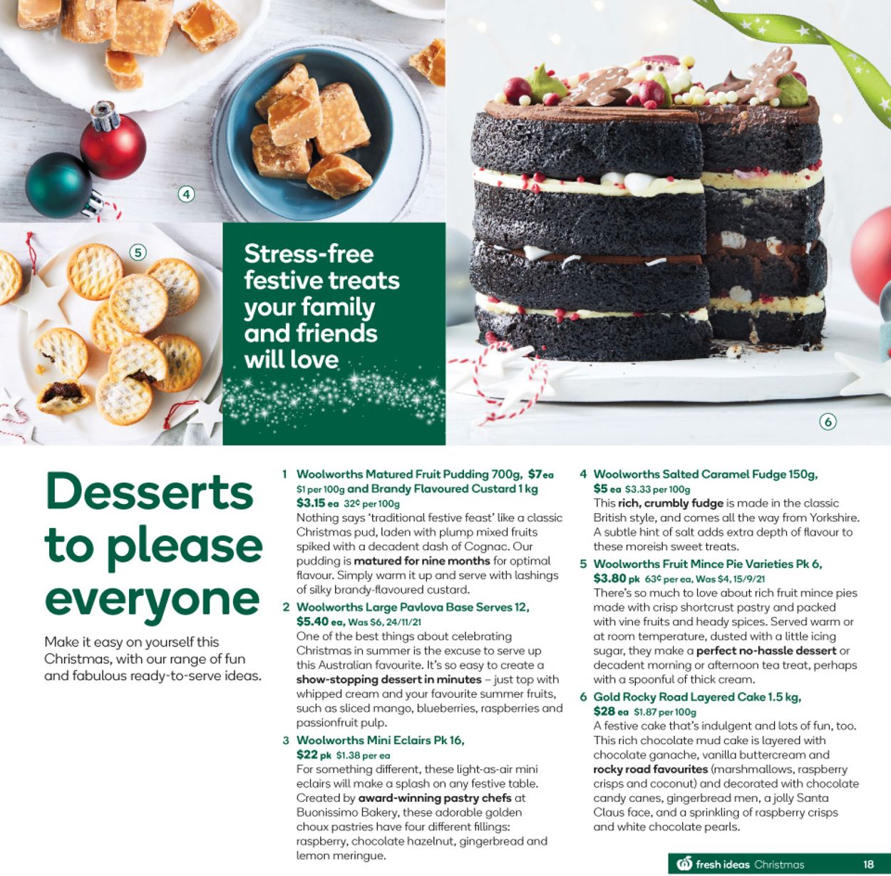 Woolworths HOLIDAYS 2021 Catalogue - 01/12-07/12/2021 (Page 18)