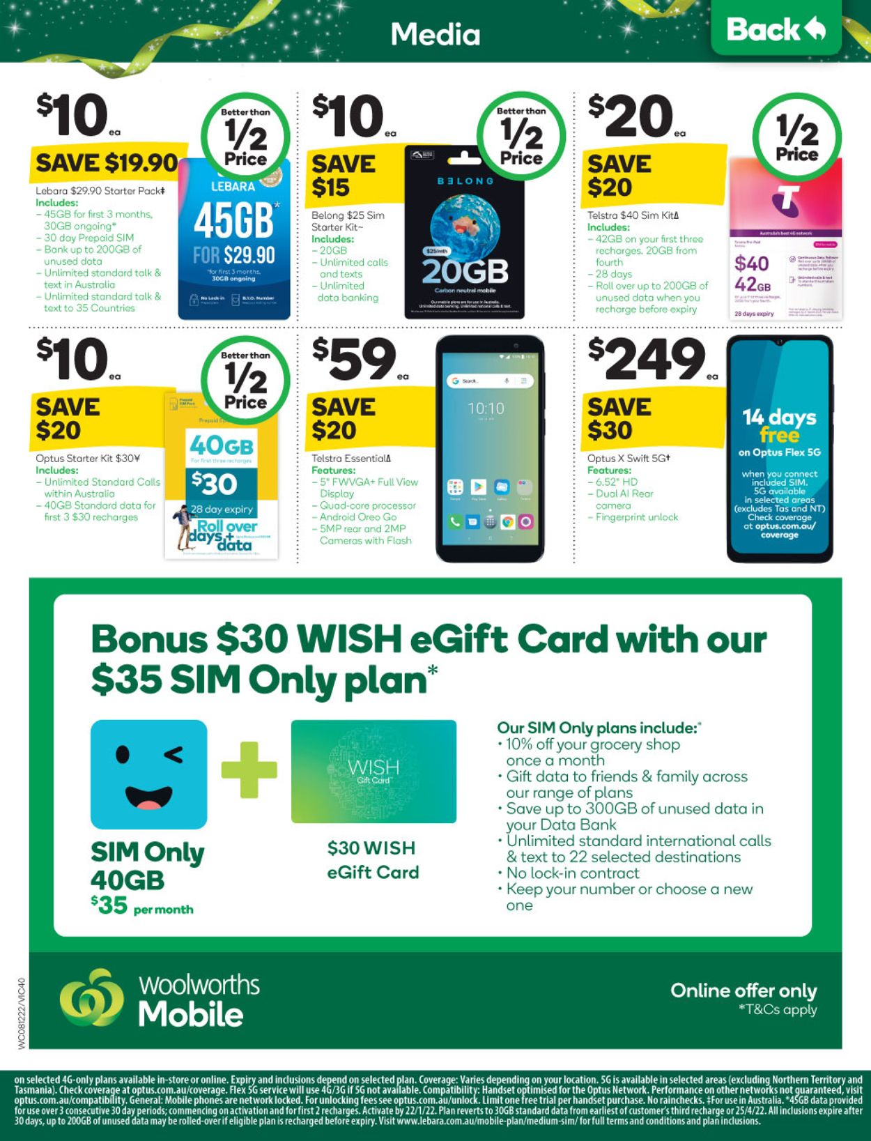 Woolworths HOLIDAYS 2021 Catalogue - 08/12-14/12/2021 (Page 40)