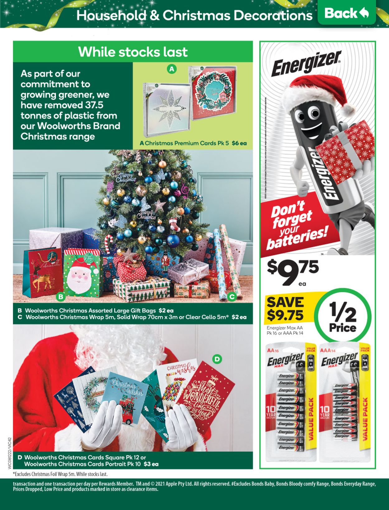 Woolworths HOLIDAYS 2021 Catalogue - 08/12-14/12/2021 (Page 42)