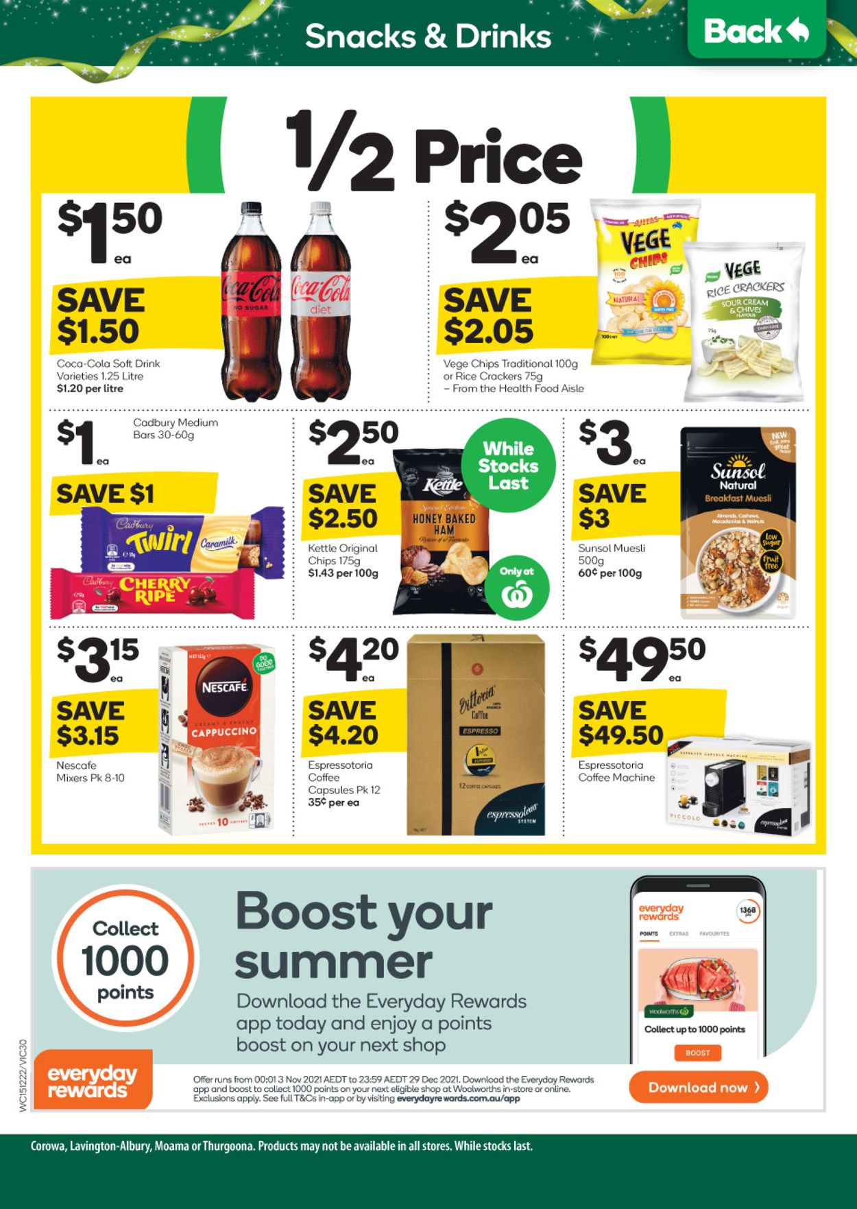 Woolworths HOLIDAYS 2021 Catalogue - 15/12-21/12/2021 (Page 30)