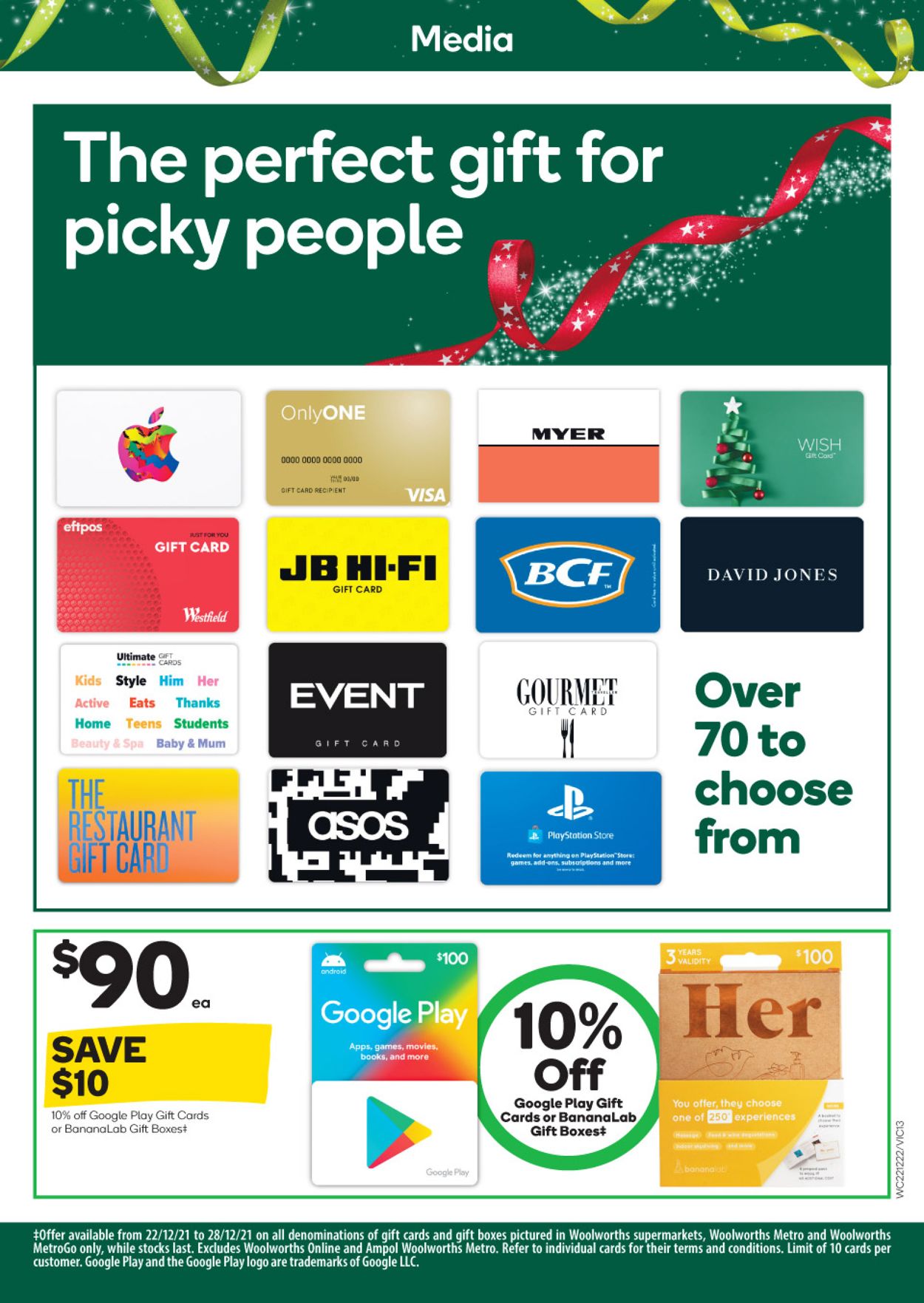 Woolworths HOLIDAYS 2021 Catalogue - 22/12-28/12/2021 (Page 13)