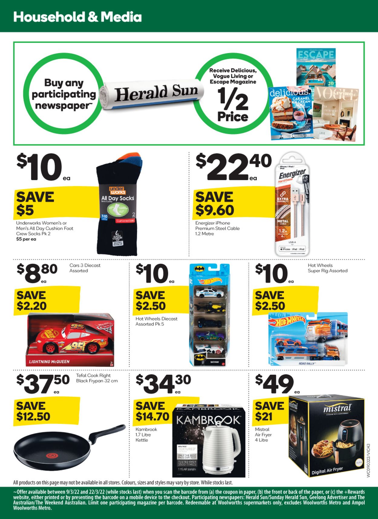 Woolworths Catalogue - 09/03-15/03/2022 (Page 43)