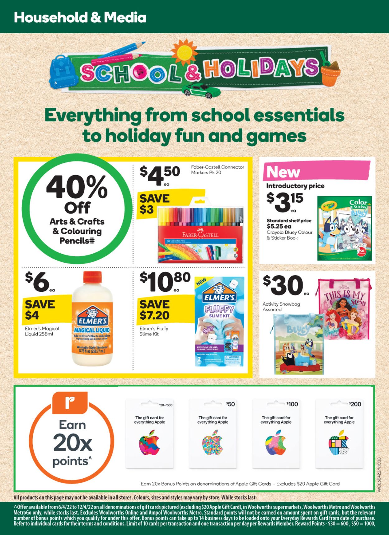 Woolworths EASTER 2022 Catalogue - 06/04-12/04/2022 (Page 33)