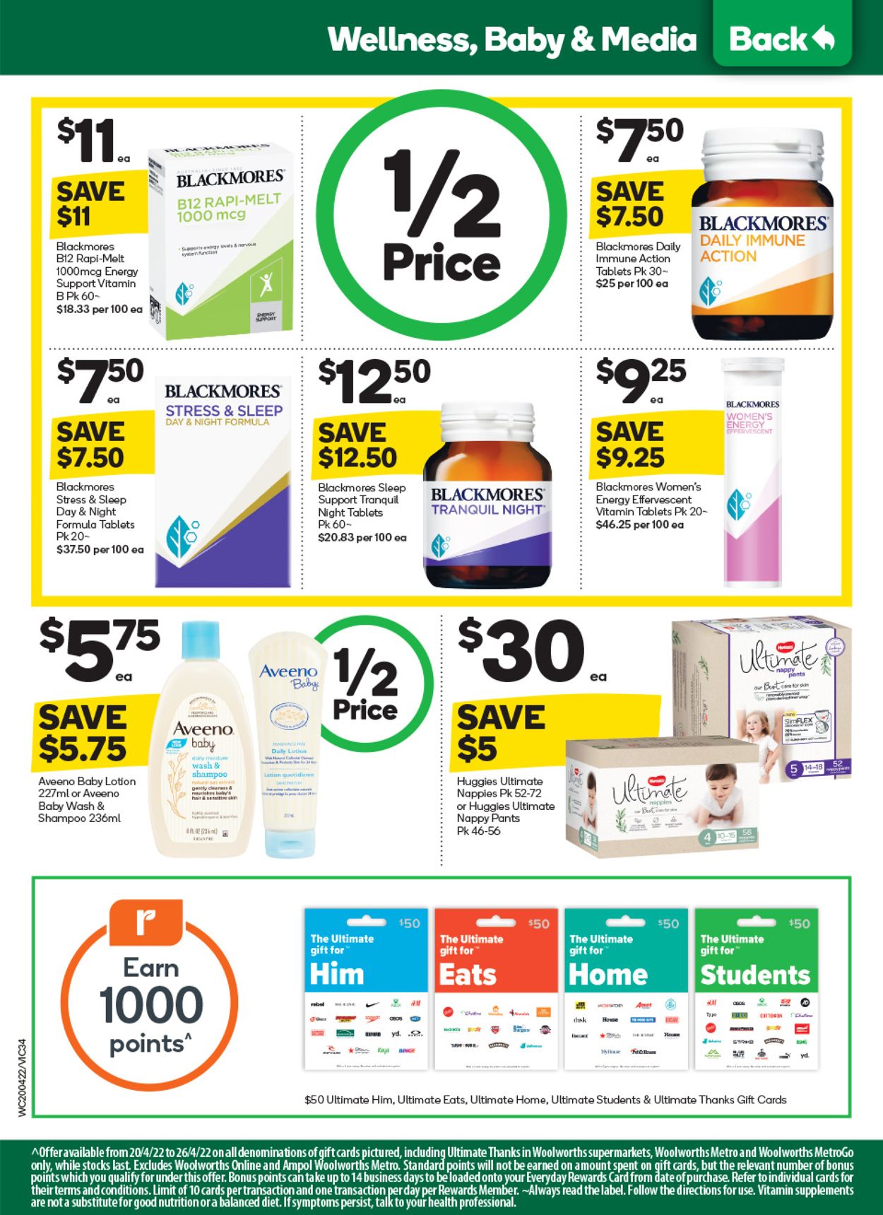 Woolworths Catalogue - 20/04-26/04/2022 (Page 34)