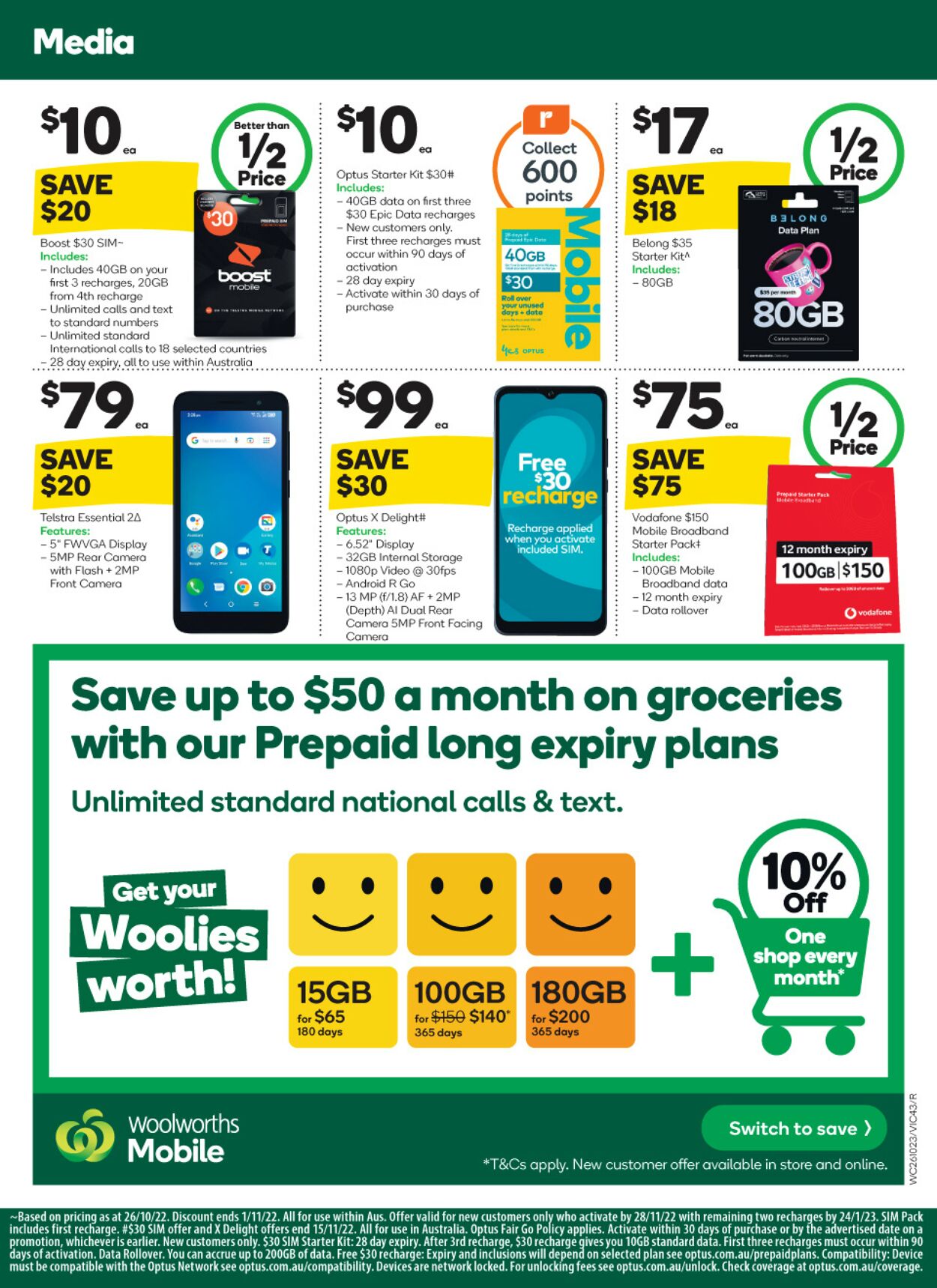 Woolworths Catalogue - 26/10-01/11/2022 (Page 43)