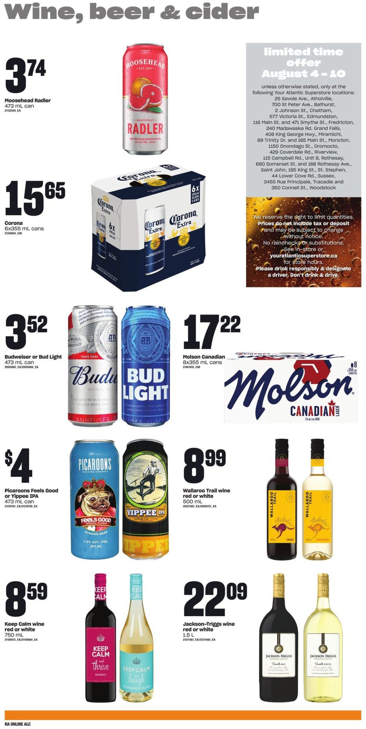 Atlantic Superstore Flyer - 08/04-08/10/2022 (Page 11)