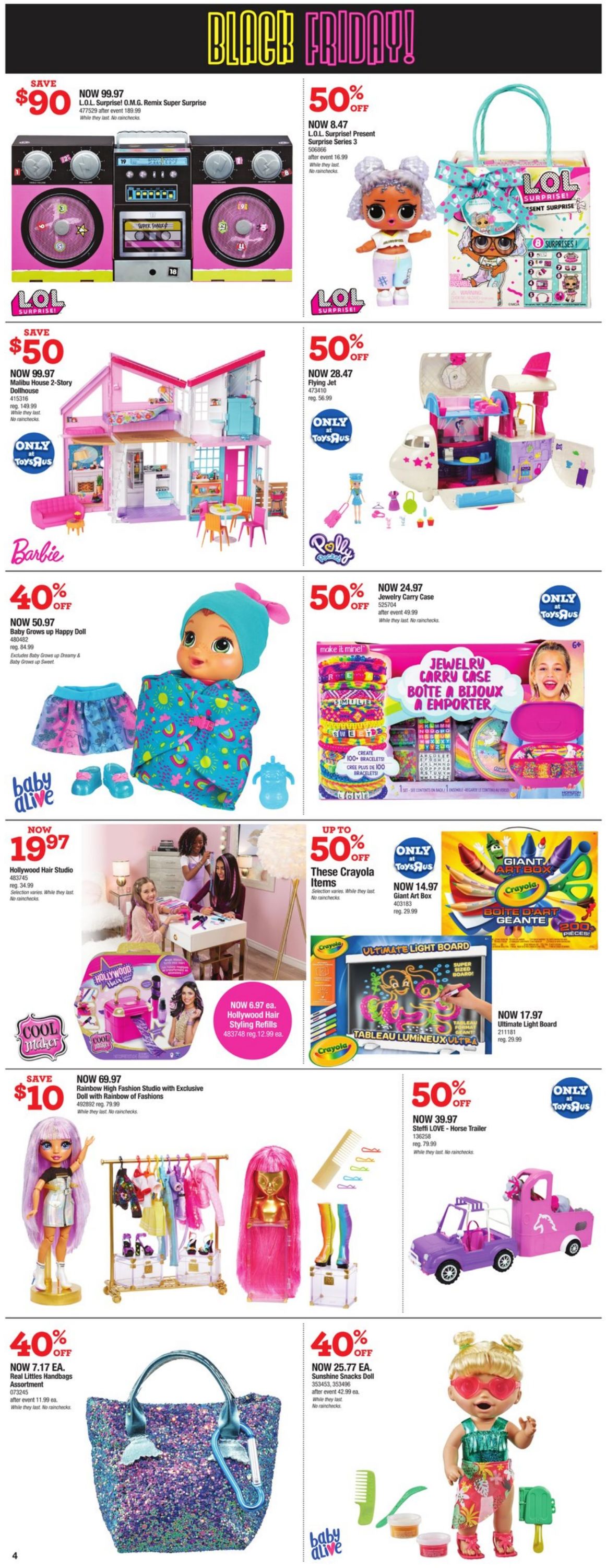 Babies''R''Us BLACK FRIDAY 2021 Flyer - 11/25-12/01/2021 (Page 4)