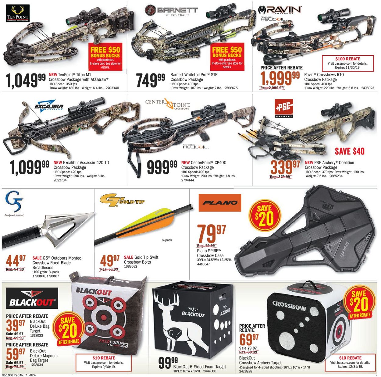Bass Pro Flyer - 09/05-09/22/2019 (Page 7)