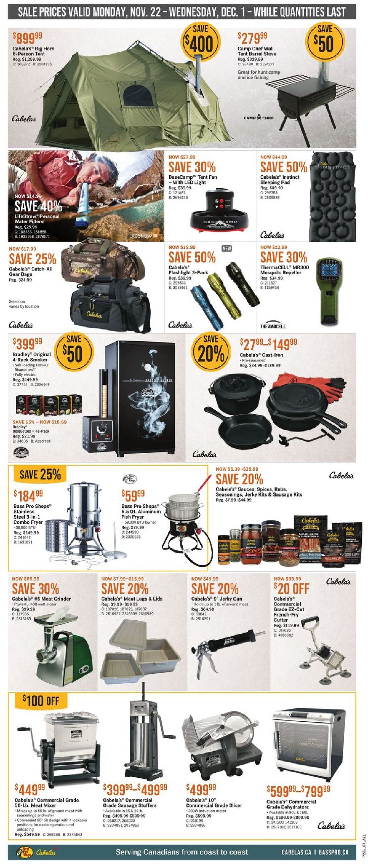 Bass Pro BLACK FRIDAY 2021 Flyer - 11/22-12/01/2021 (Page 4)