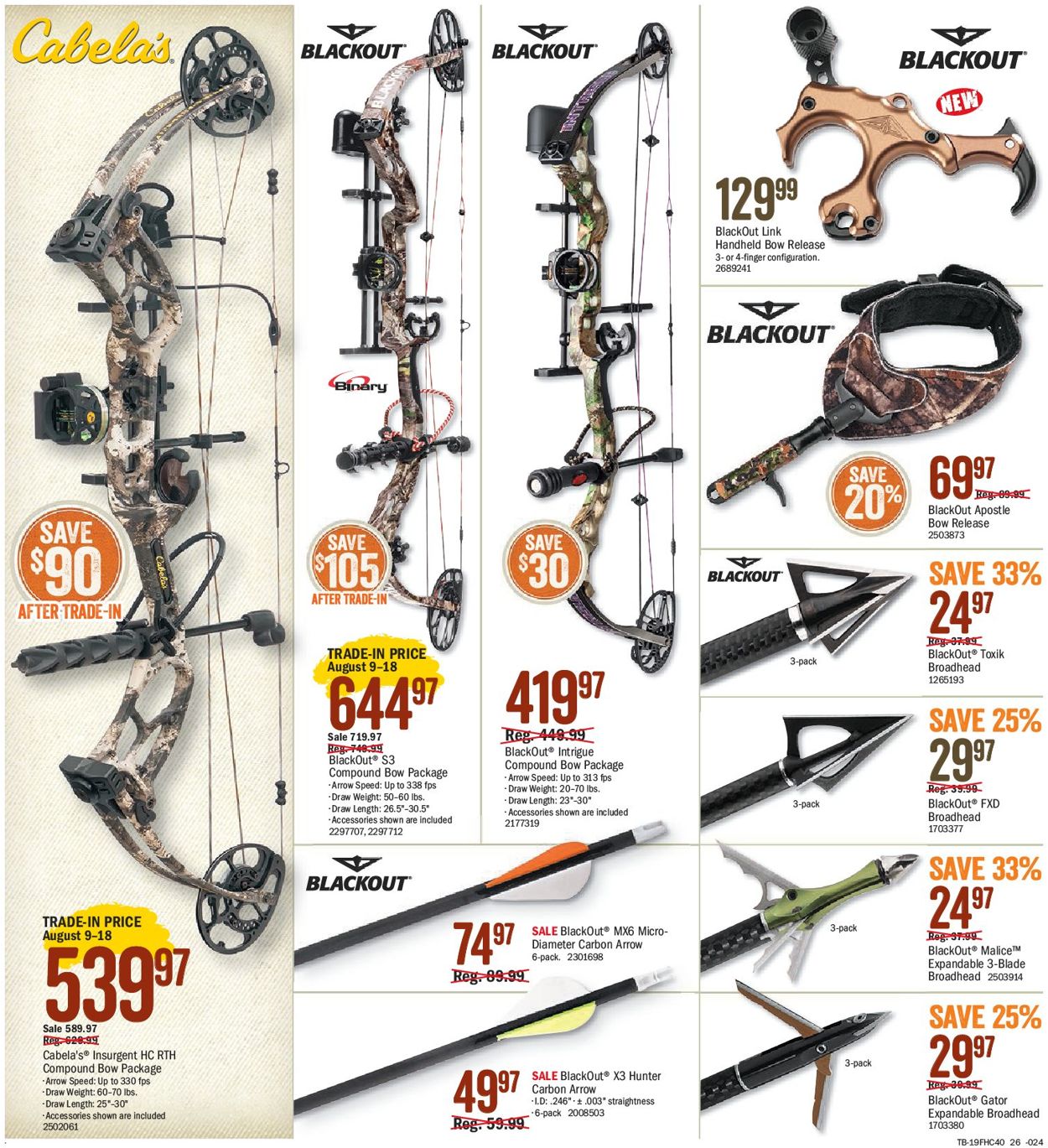 Bass Pro Flyer - 08/09-08/25/2019 (Page 26)