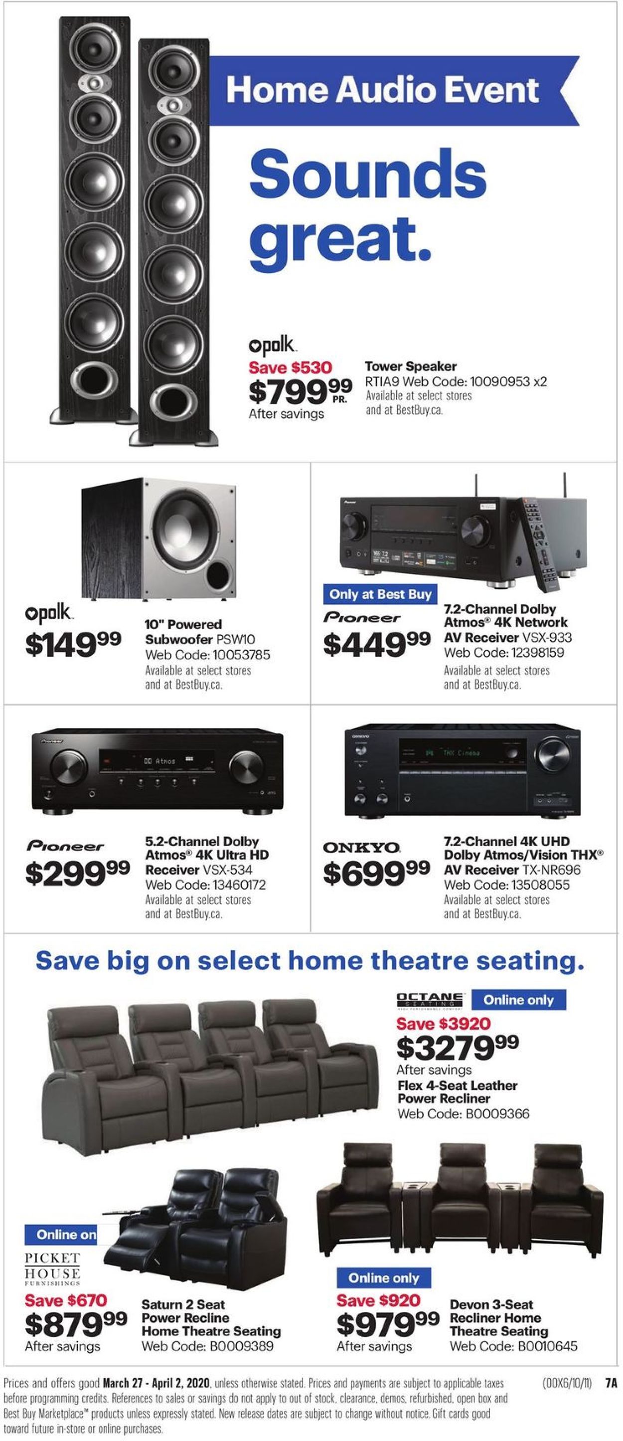 Best Buy Flyer - 03/27-04/02/2020 (Page 11)