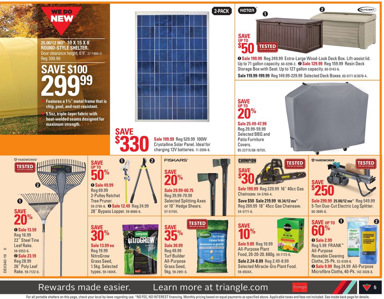 Canadian Tire Flyer - 09/27-10/03/2019 (Page 5)
