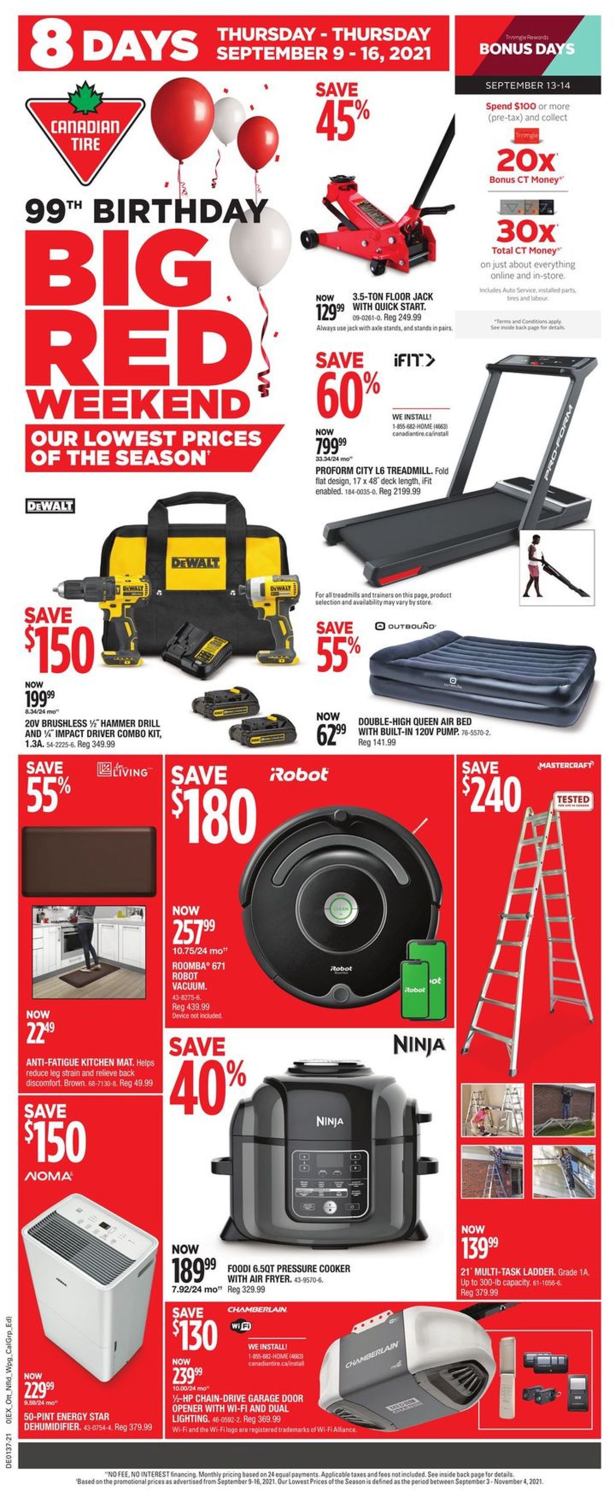Canadian Tire Flyer - 09/09-09/16/2021