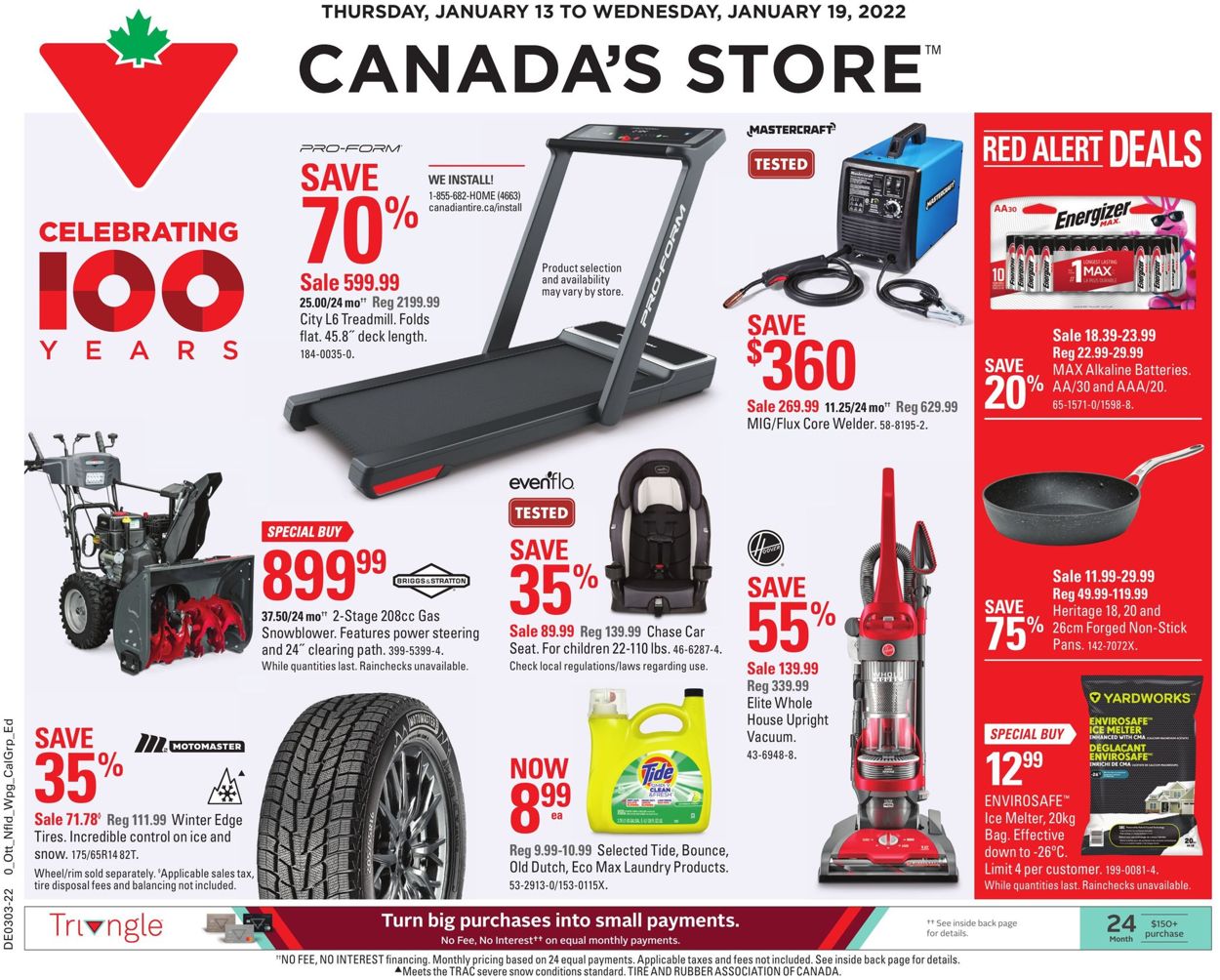 Canadian Tire Flyer - 01/13-01/19/2022