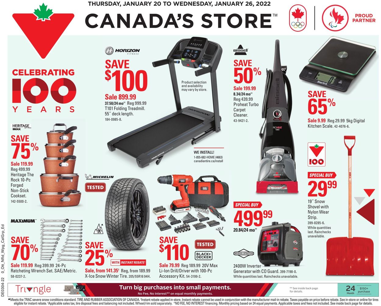 Canadian Tire Flyer - 01/20-01/26/2022