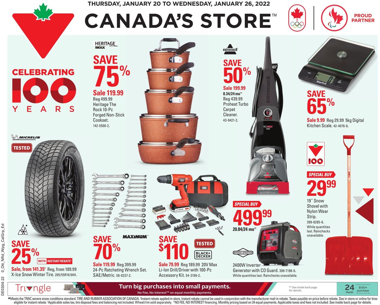 Canadian Tire Flyer - 01/20-01/26/2022