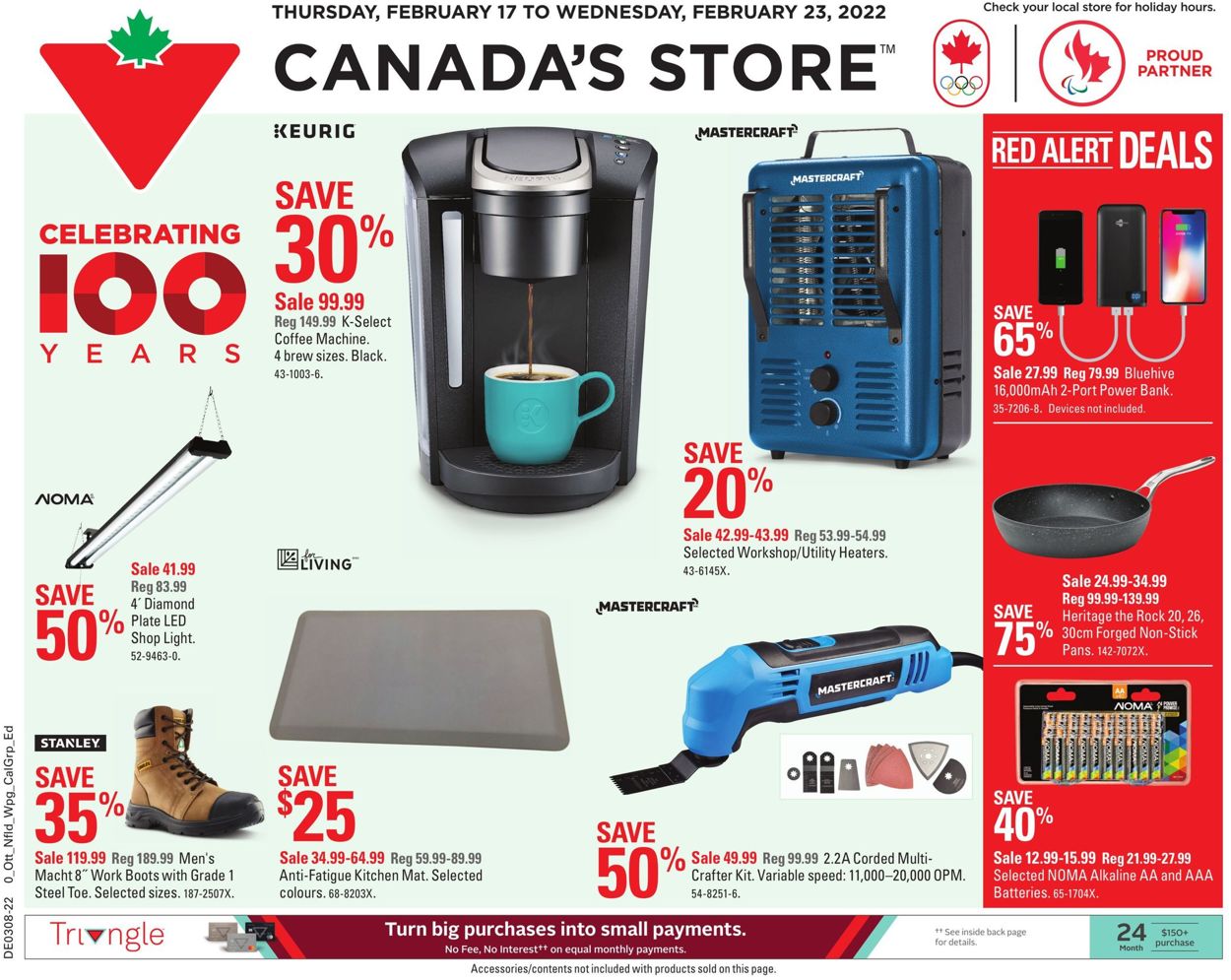 Canadian Tire Flyer - 02/17-02/23/2022